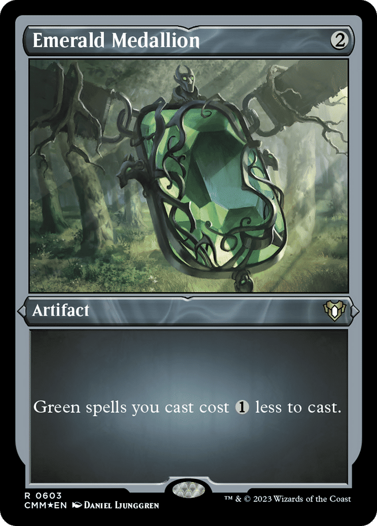 Emerald Medallion — Commander Masters — Magic: The Gathering