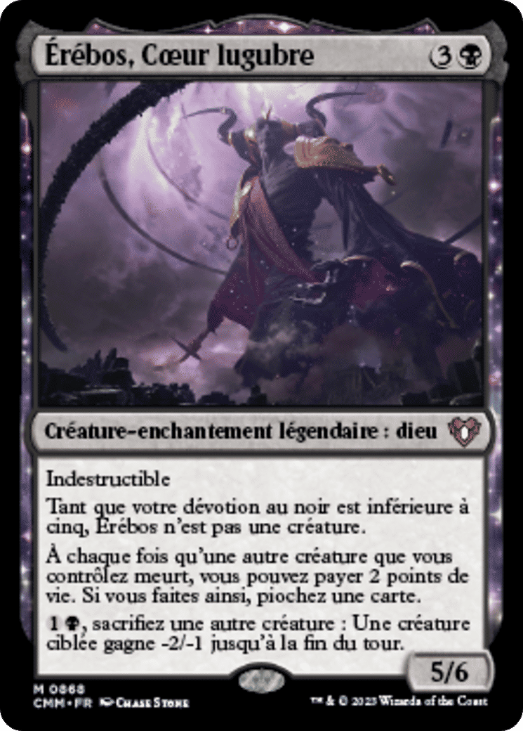Érébos, Cœur lugubre — Commander Masters — Magic: The Gathering