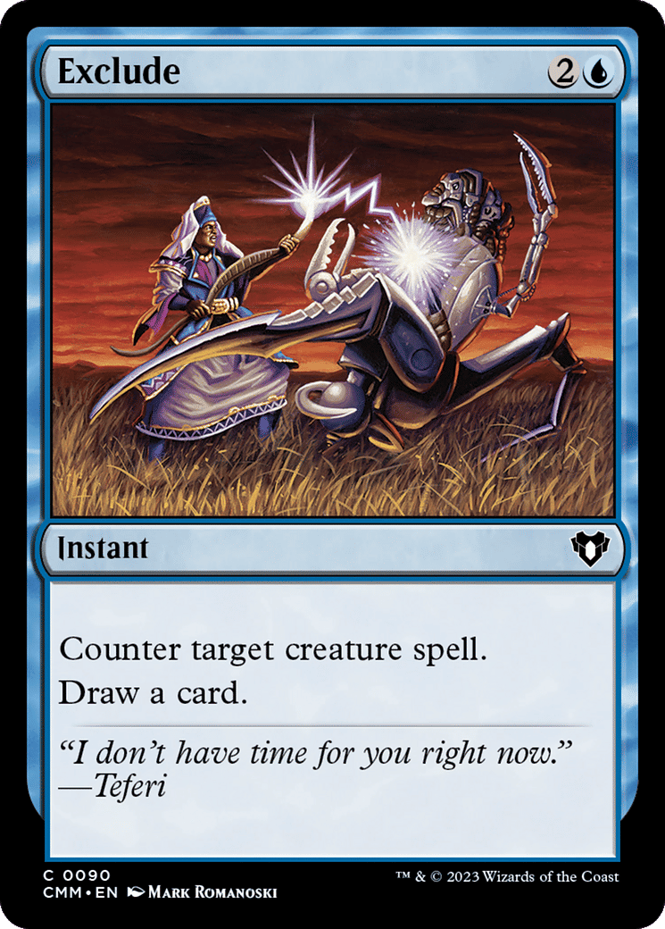 Exclude — Commander Masters — Magic: The Gathering