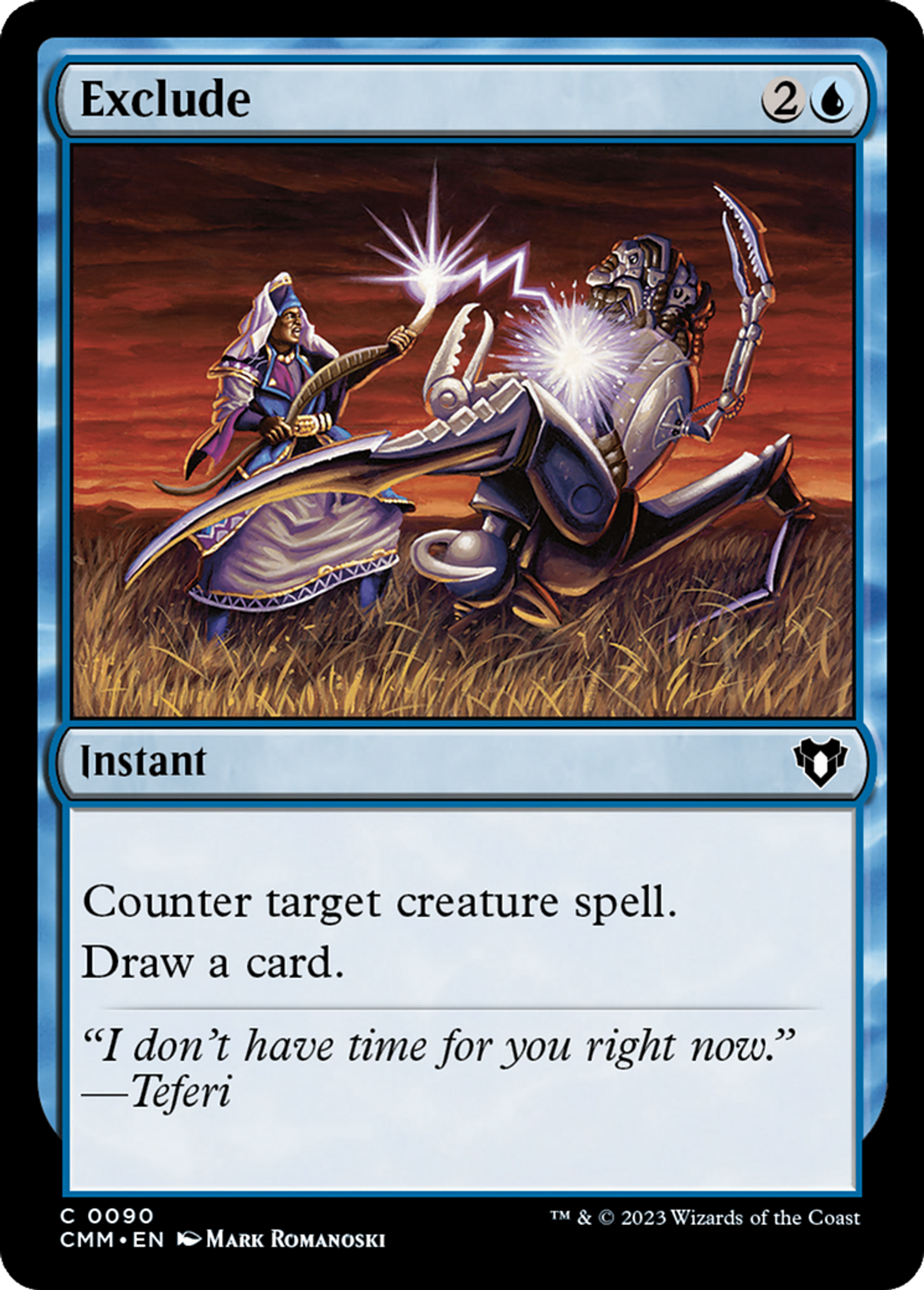 Exclude — Commander Masters — Magic: The Gathering