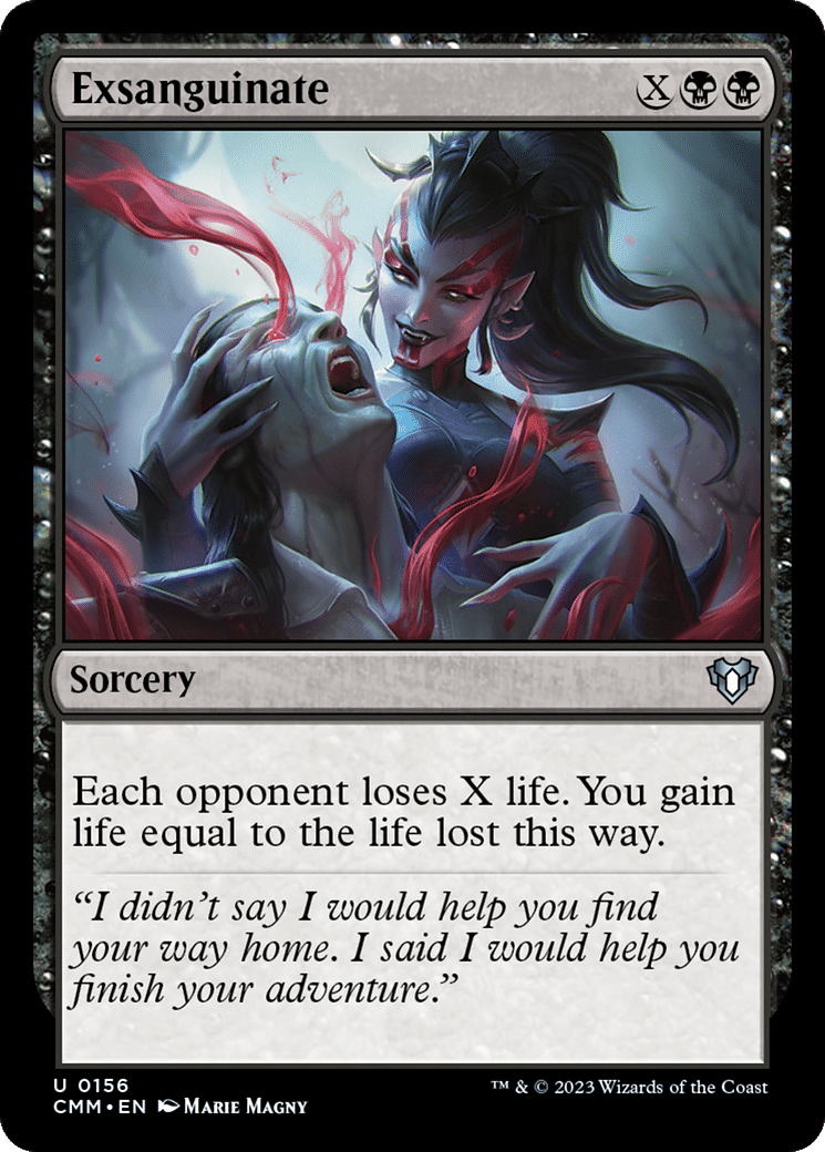 Exsanguinate — Commander Masters — Magic: The Gathering