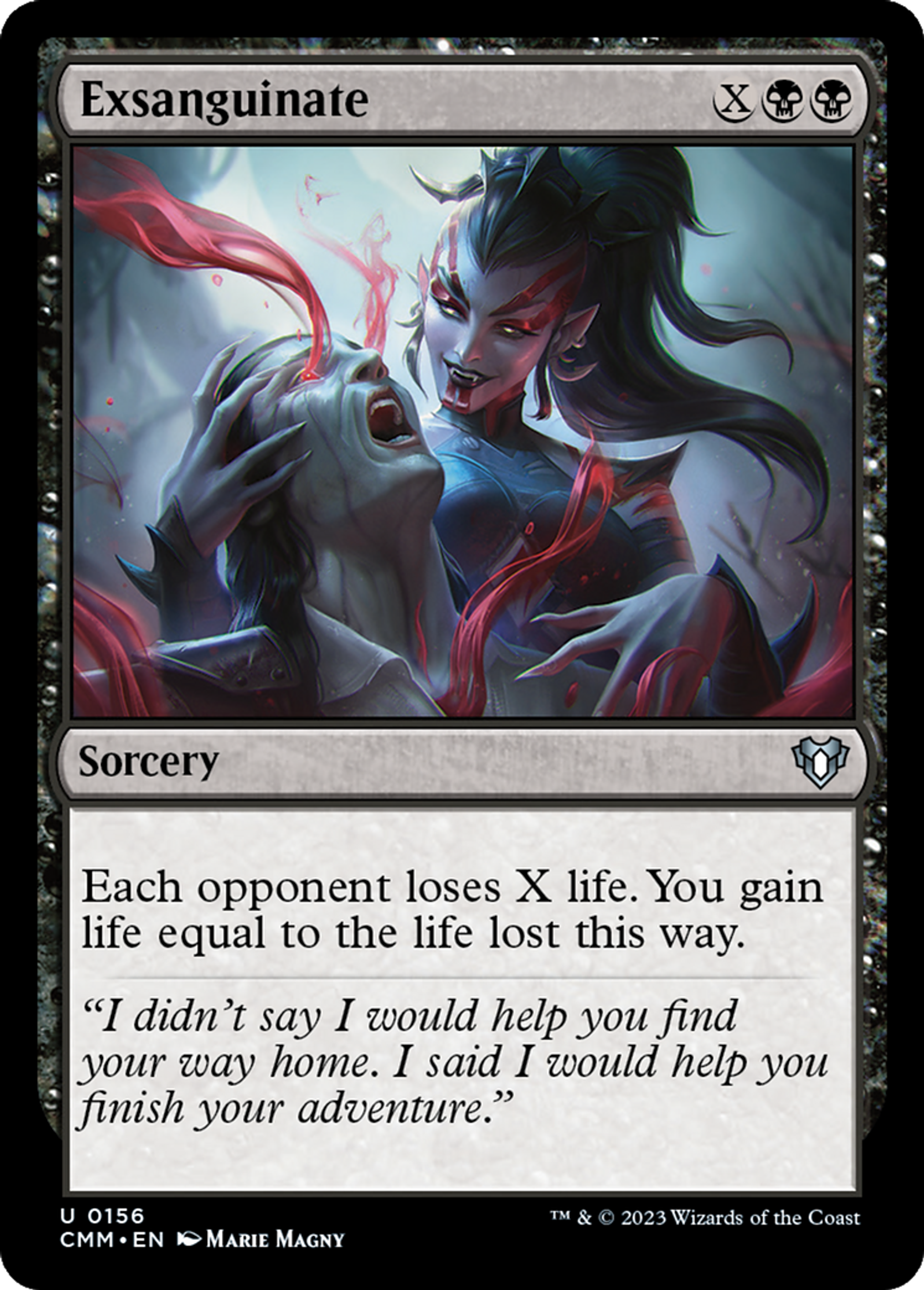 Exsanguinate — Commander Masters — Magic: The Gathering