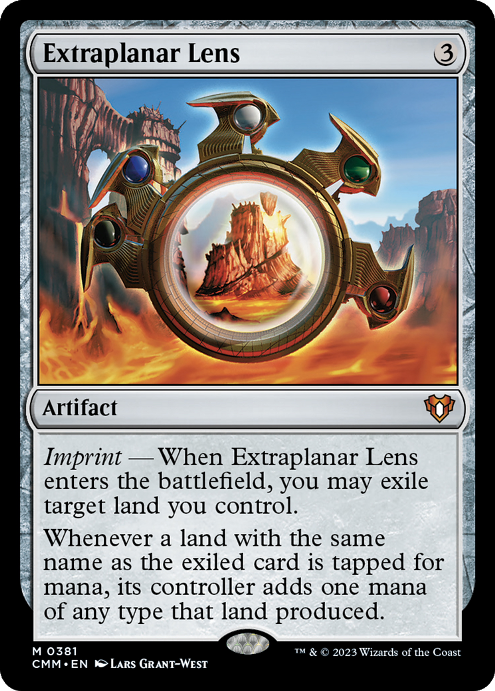 Extraplanar Lens — Commander Masters — Magic: The Gathering