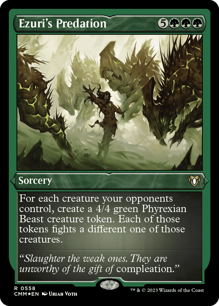 Ezuri's Predation — Commander Masters — Magic: The Gathering