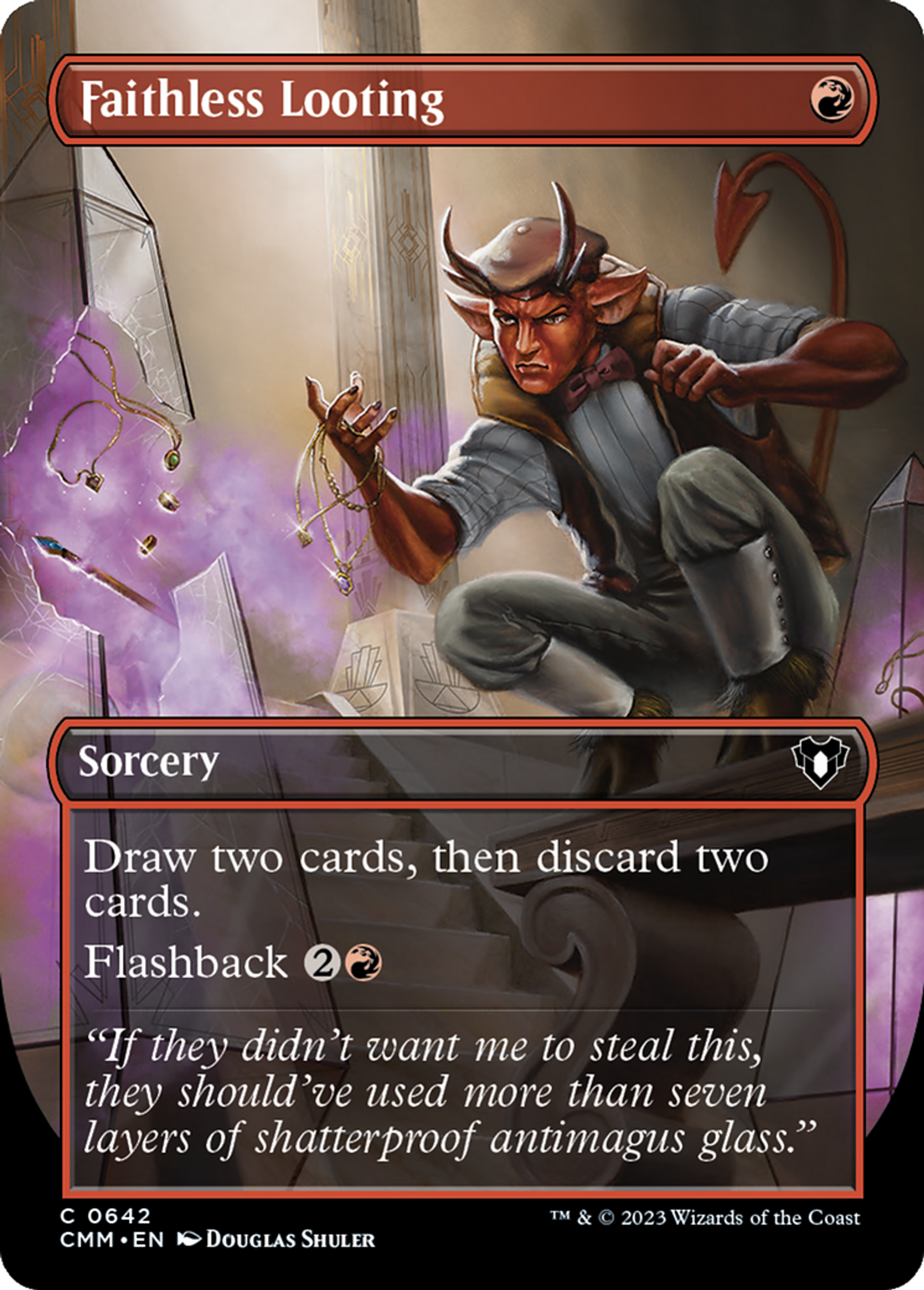 Faithless Looting — Commander Masters — Magic: The Gathering