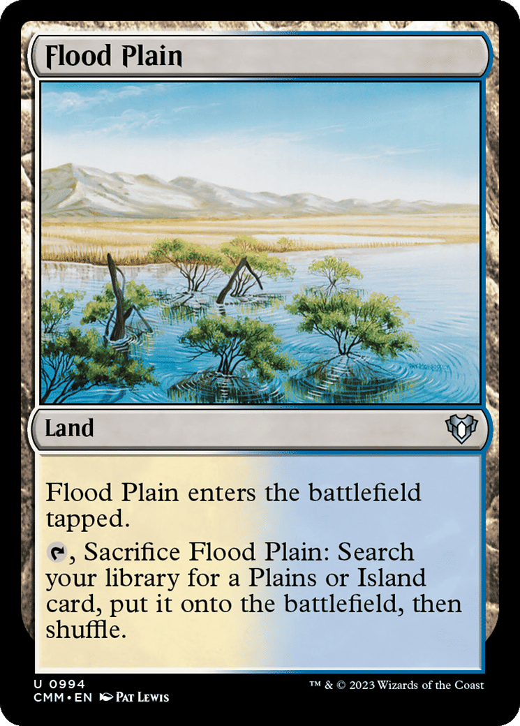 Flood Plain — Commander Masters — Magic: The Gathering