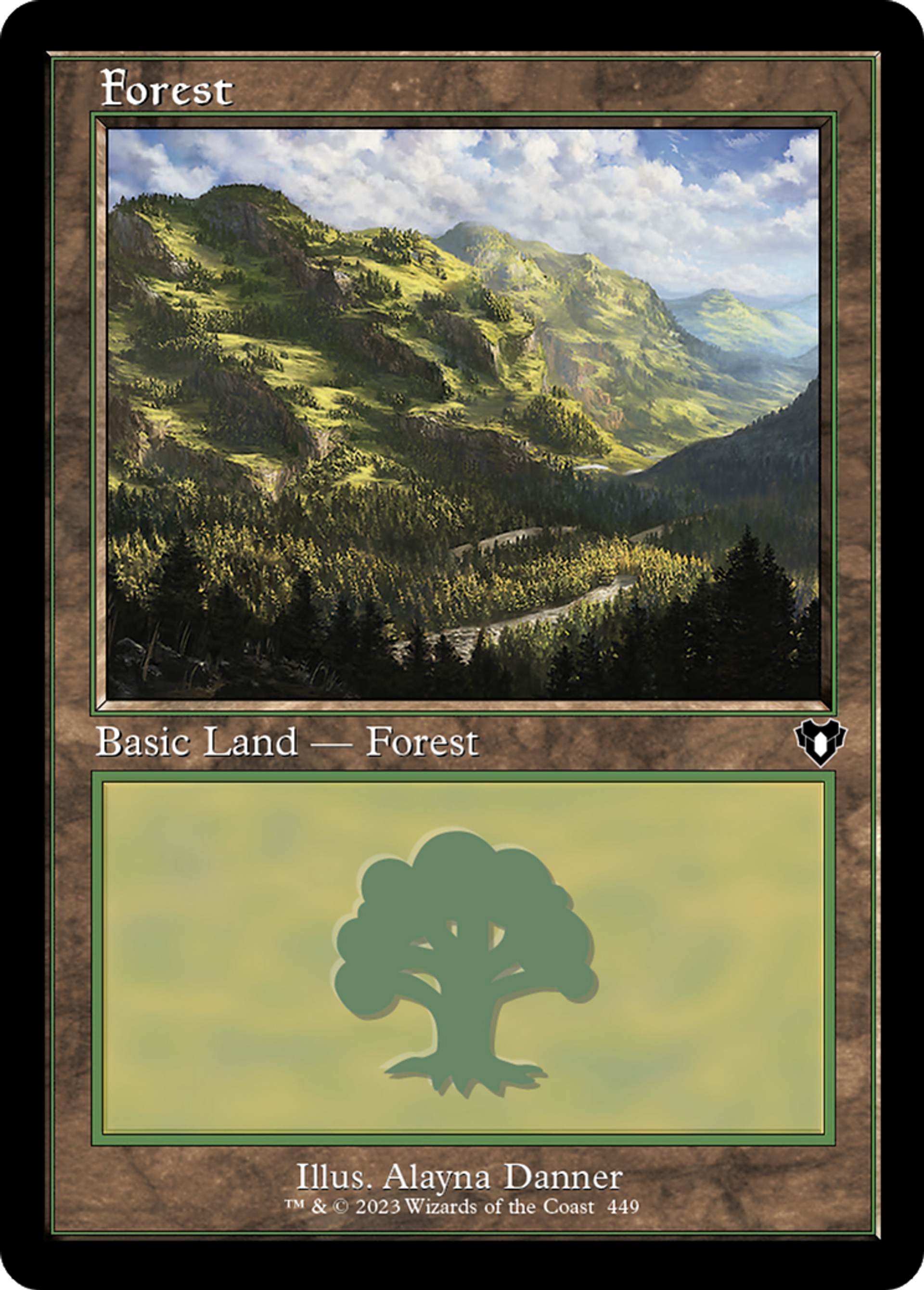 Forest — Commander Masters — Magic: The Gathering