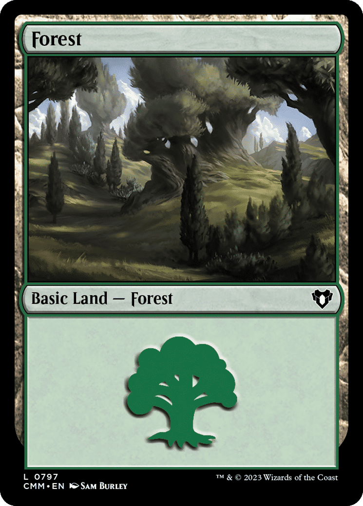 Forest — Commander Masters — Magic: The Gathering