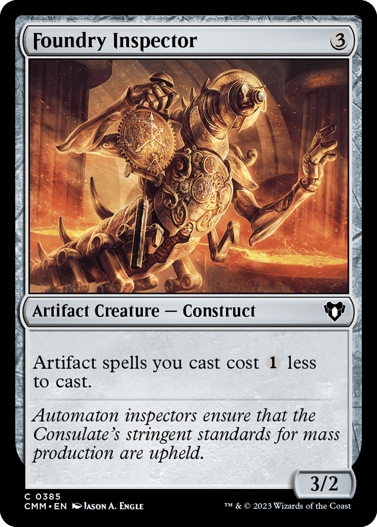 Foundry Inspector — Commander Masters — Magic: The Gathering