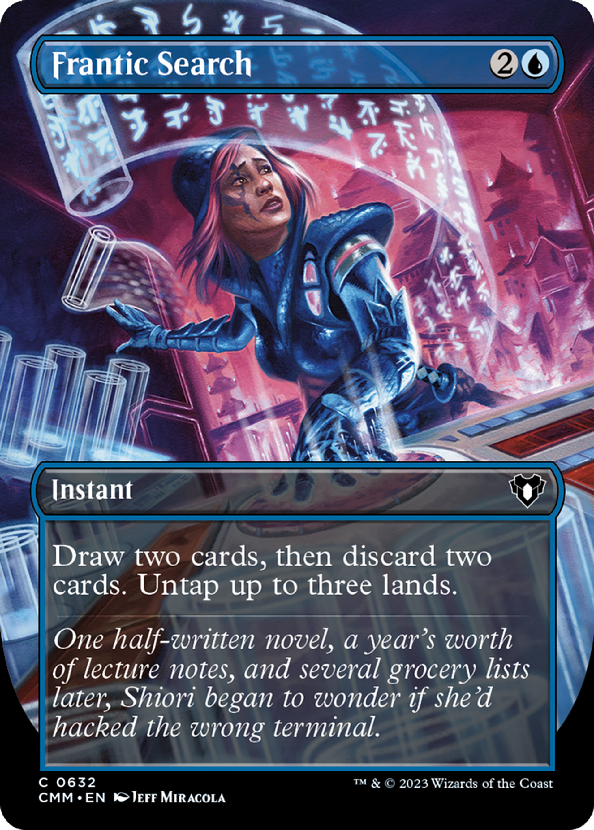 Frantic Search — Commander Masters — Magic: The Gathering