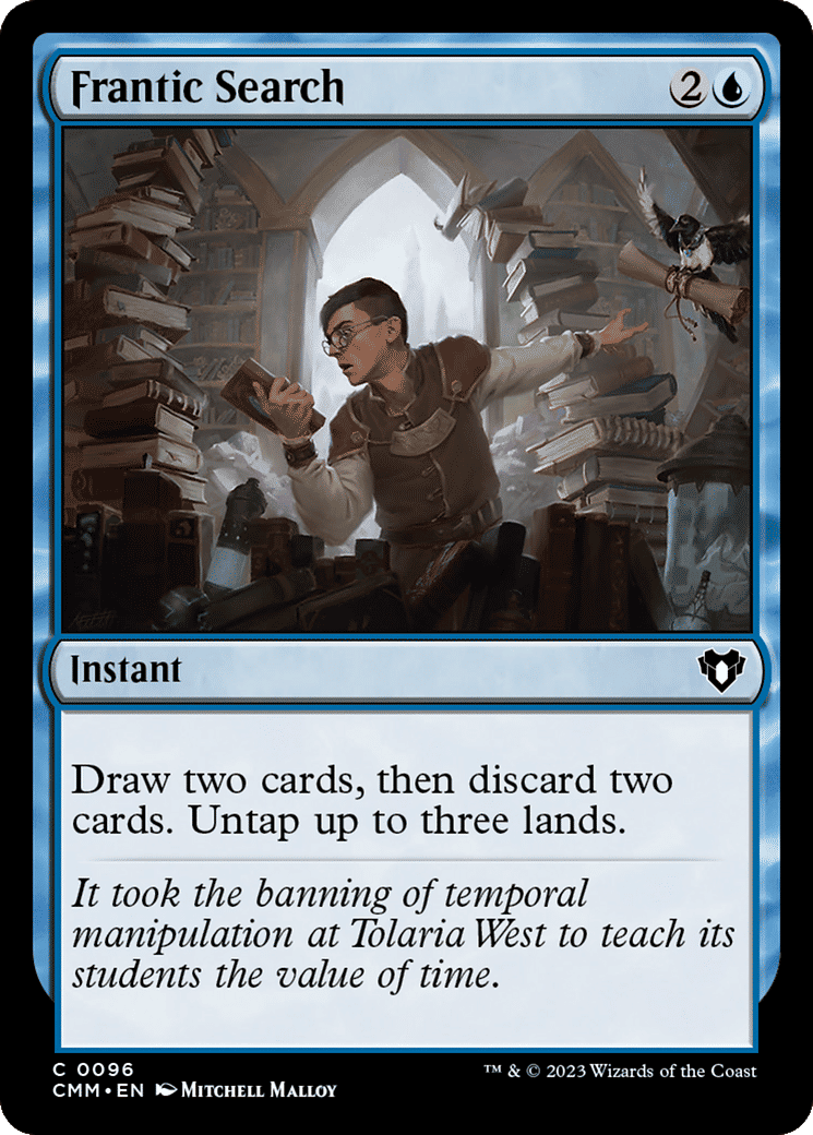 Frantic Search — Commander Masters — Magic: The Gathering