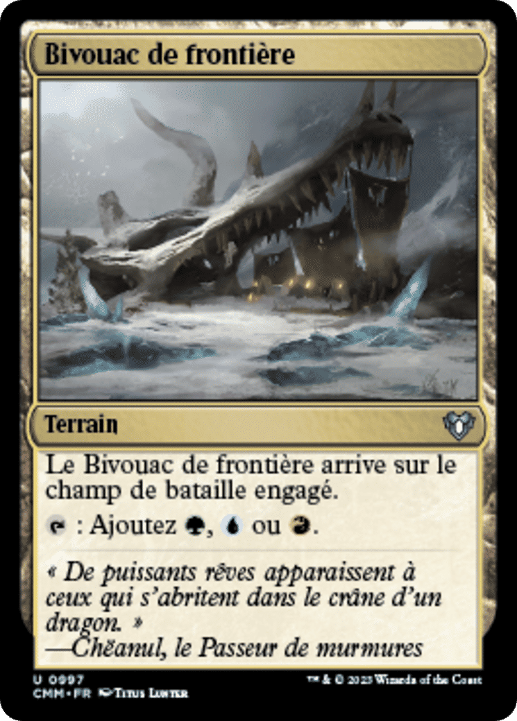 Bivouac de frontière — Commander Masters — Magic: The Gathering