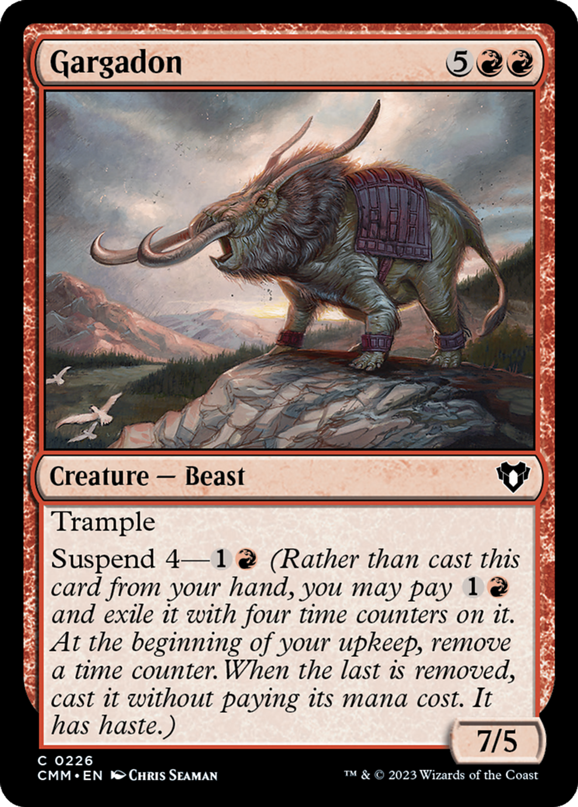 Gargadon — Commander Masters — Magic: The Gathering