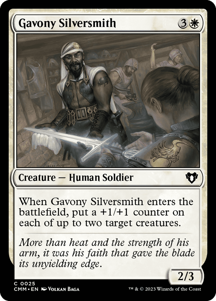 Gavony Silversmith — Commander Masters — Magic: The Gathering