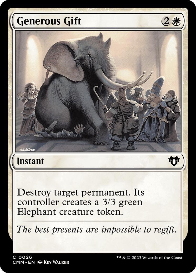 Generous Gift — Commander Masters — Magic: The Gathering