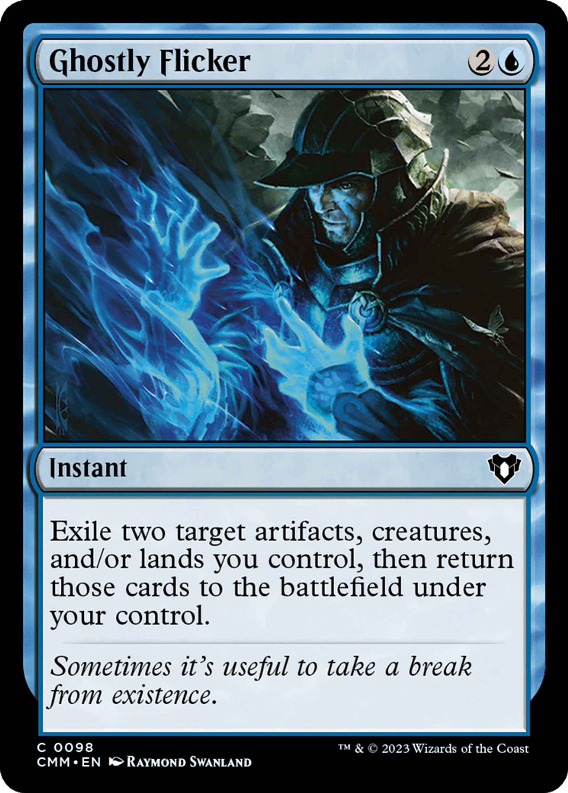 Ghostly Flicker — Commander Masters — Magic: The Gathering
