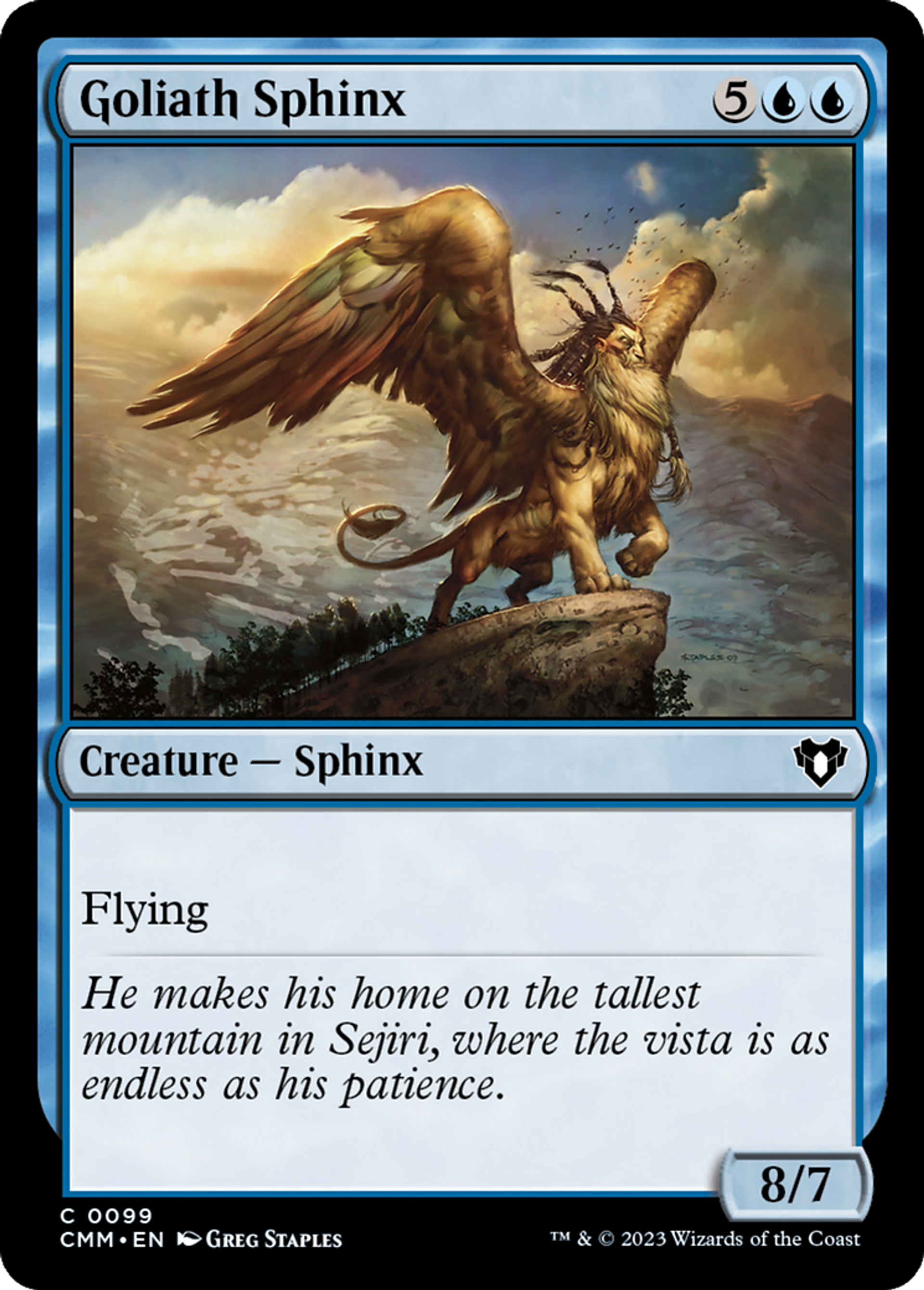 Goliath Sphinx — Commander Masters — Magic: The Gathering
