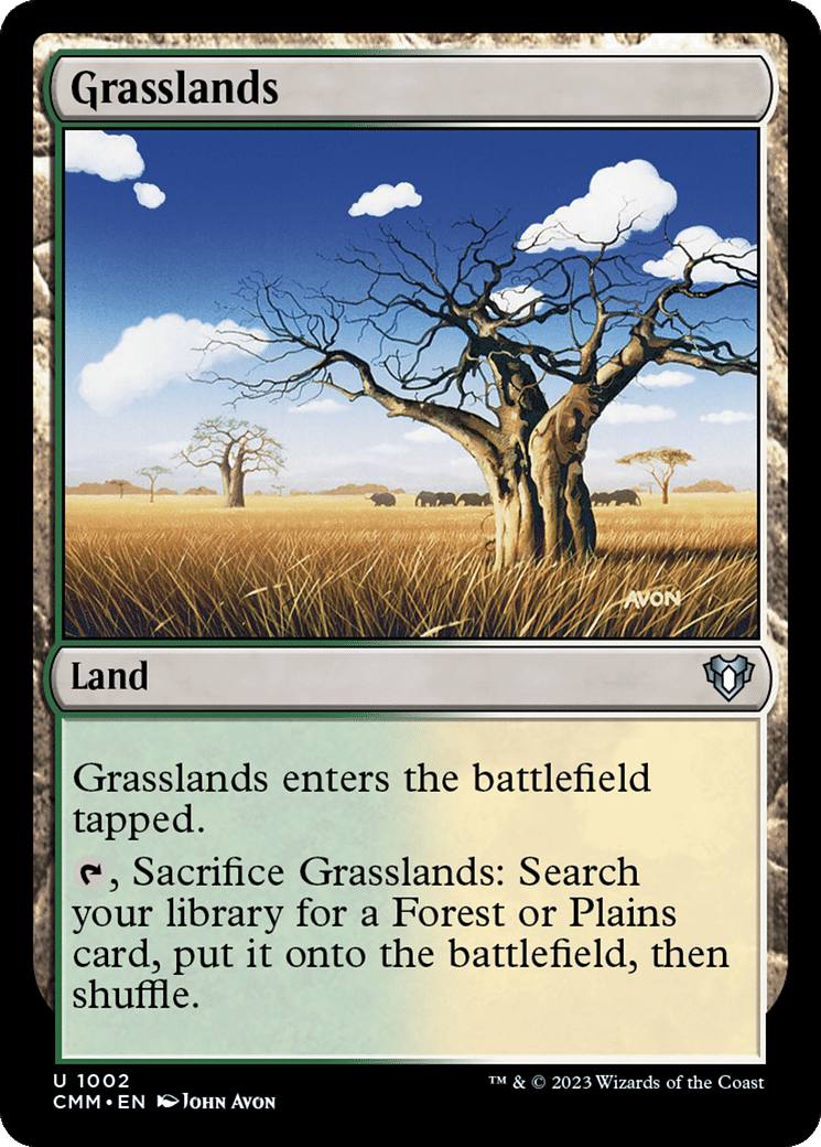 Grasslands — Commander Masters — Magic: The Gathering