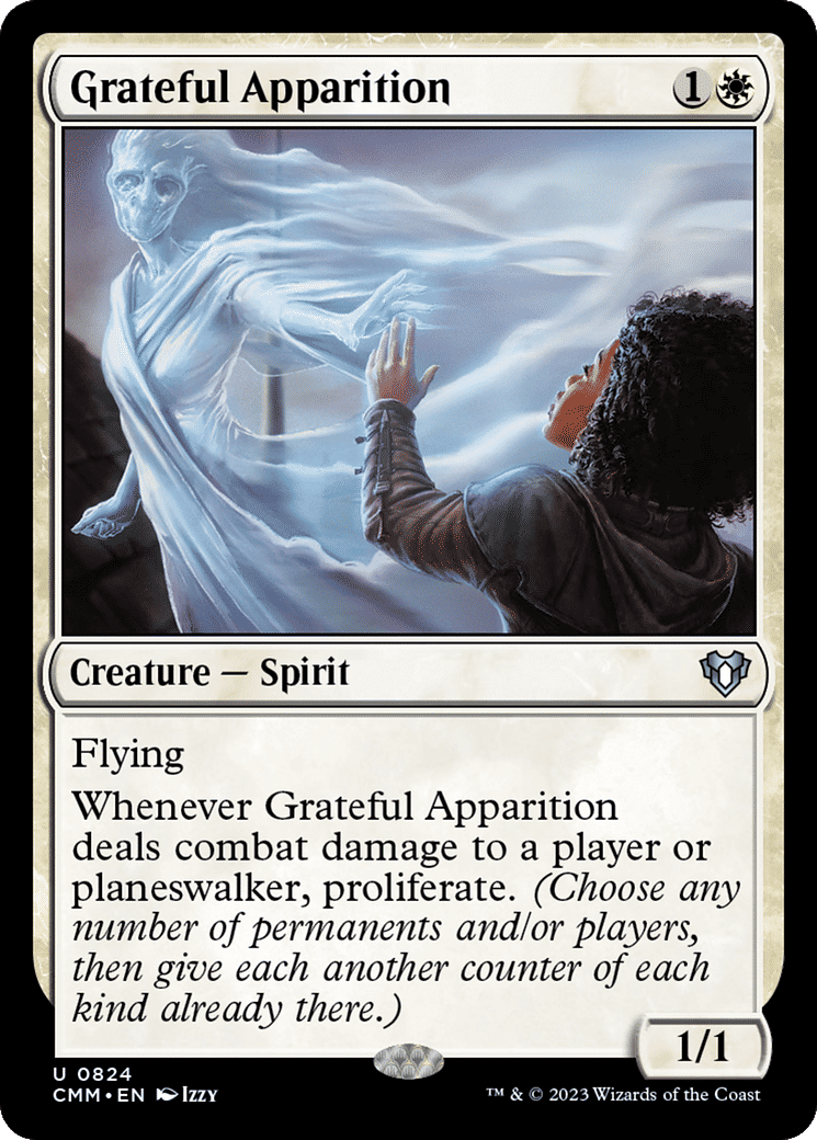 Grateful Apparition — Commander Masters — Magic: The Gathering