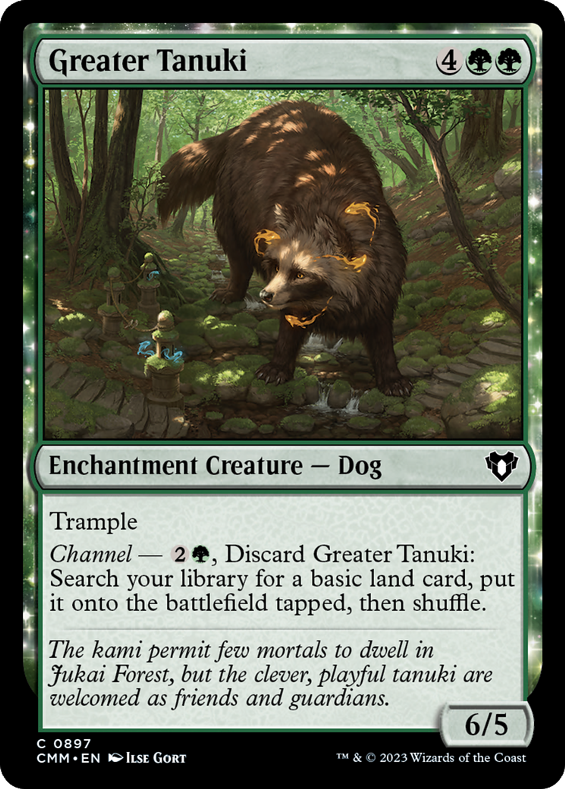 Grand tanuki — Commander Masters — Magic: The Gathering