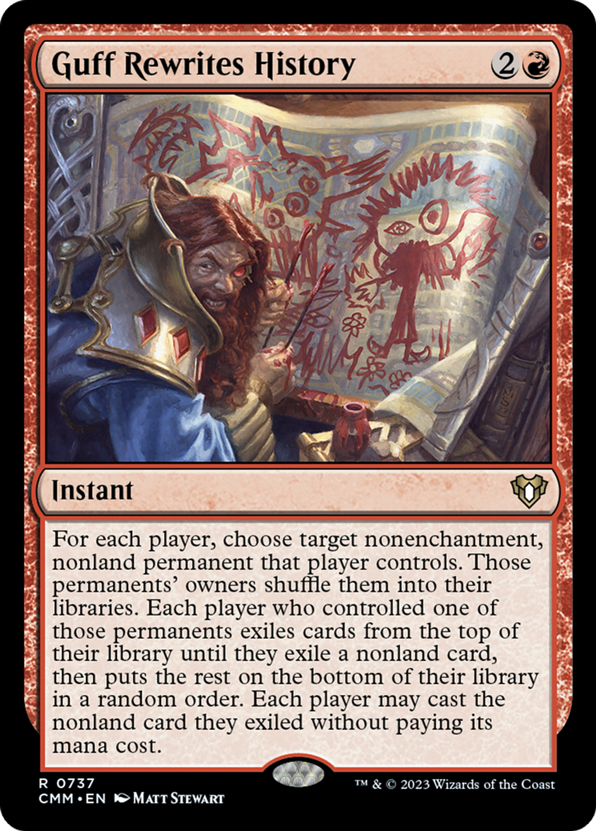 Guff Rewrites History — Commander Masters — Magic: The Gathering