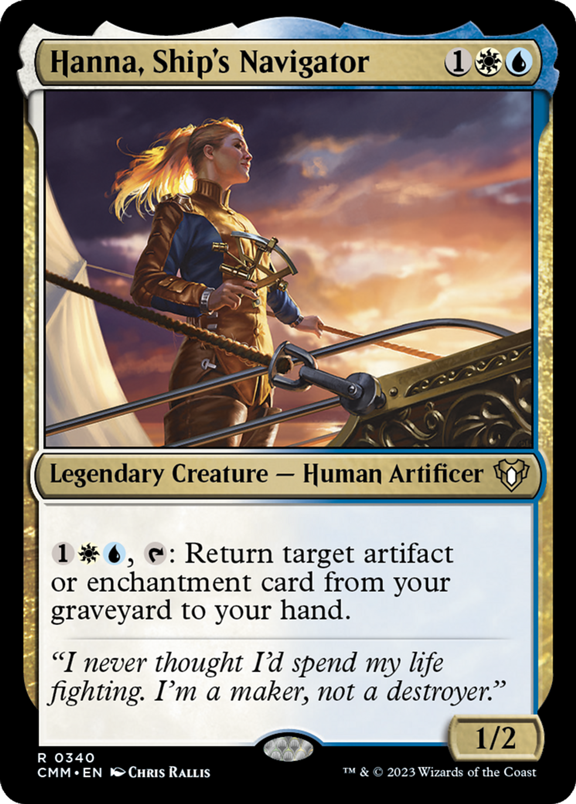 Hanna la navigatrice — Commander Masters — Magic: The Gathering