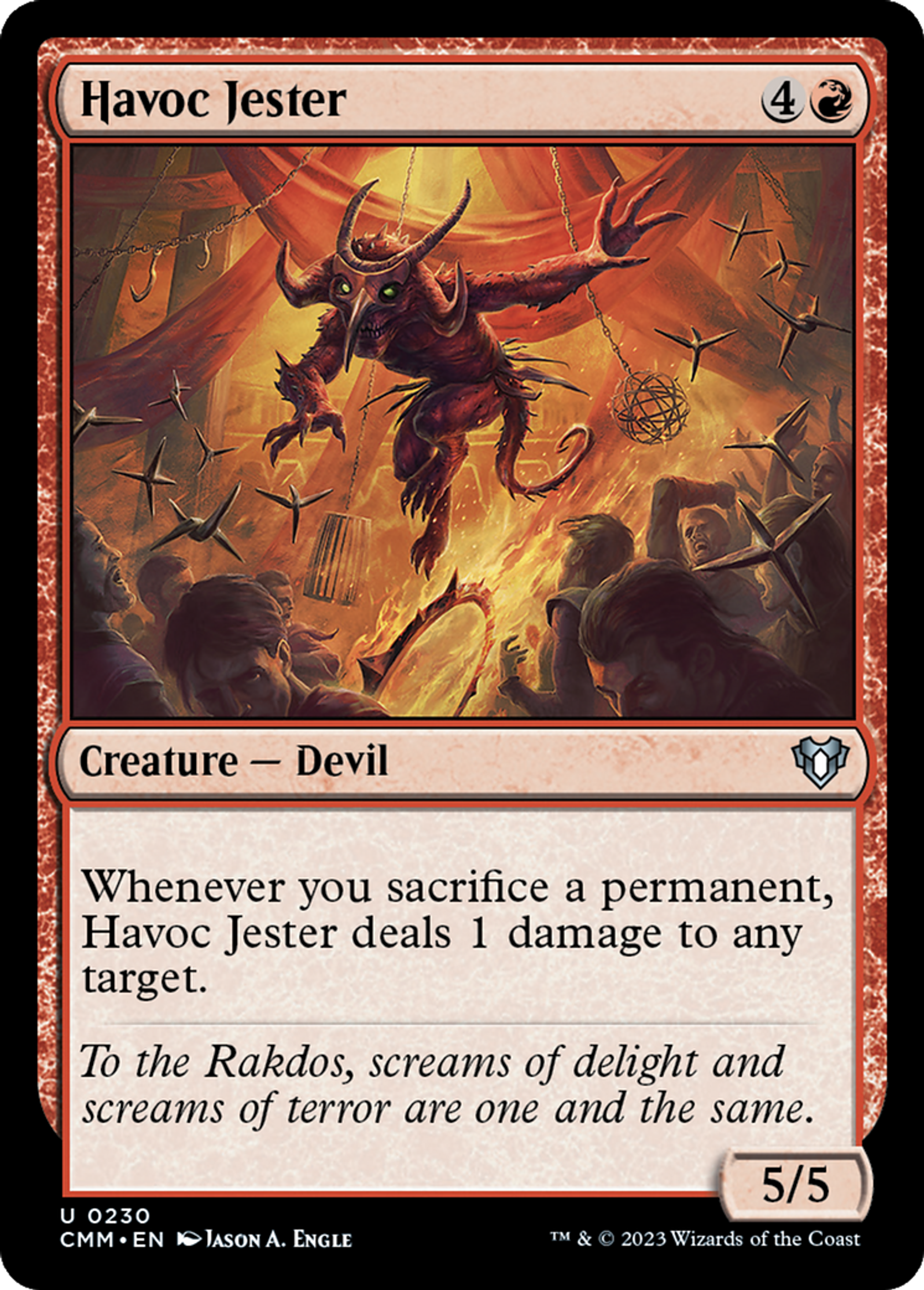 Havoc Jester — Commander Masters — Magic: The Gathering