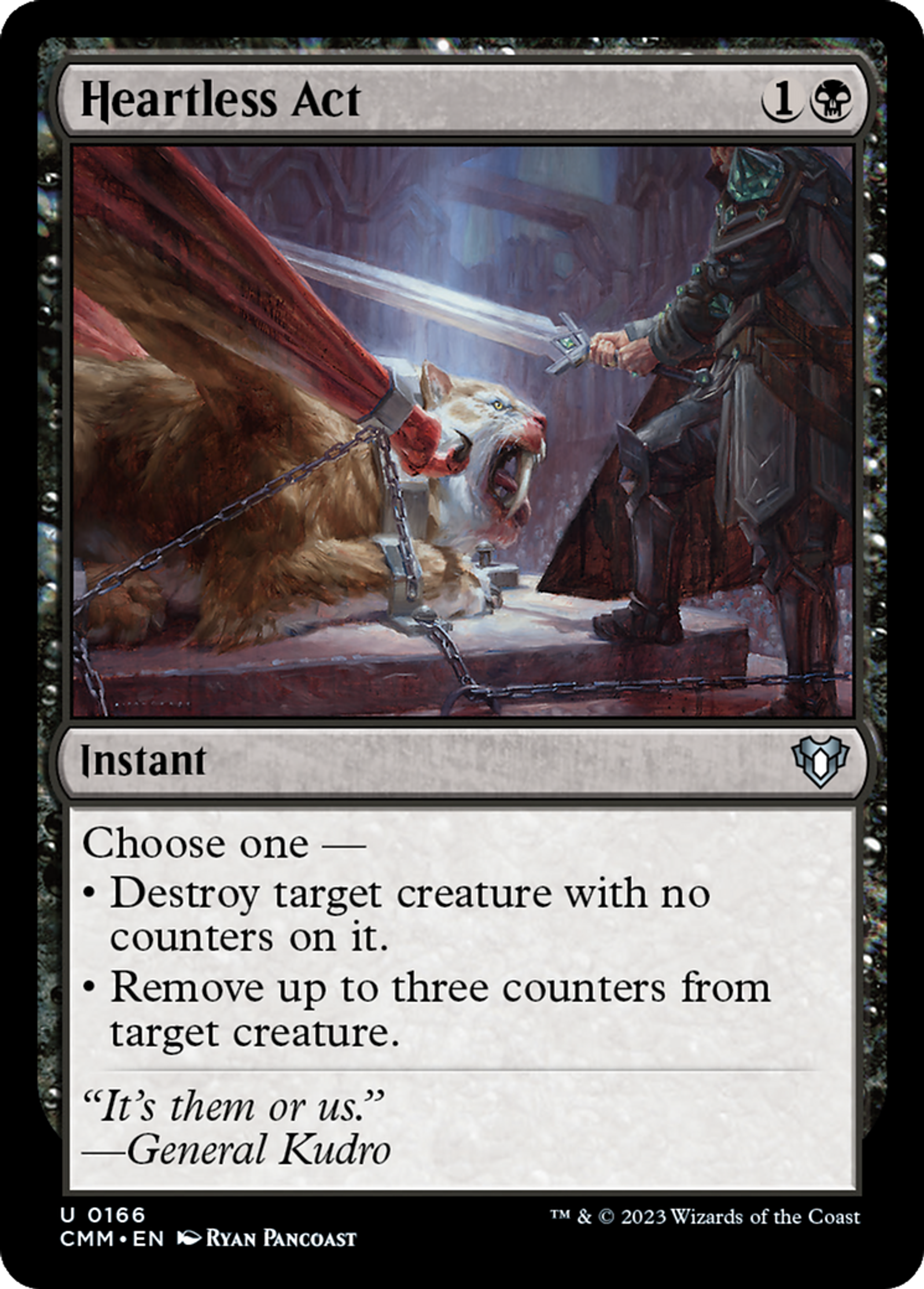 Heartless Act — Commander Masters — Magic: The Gathering