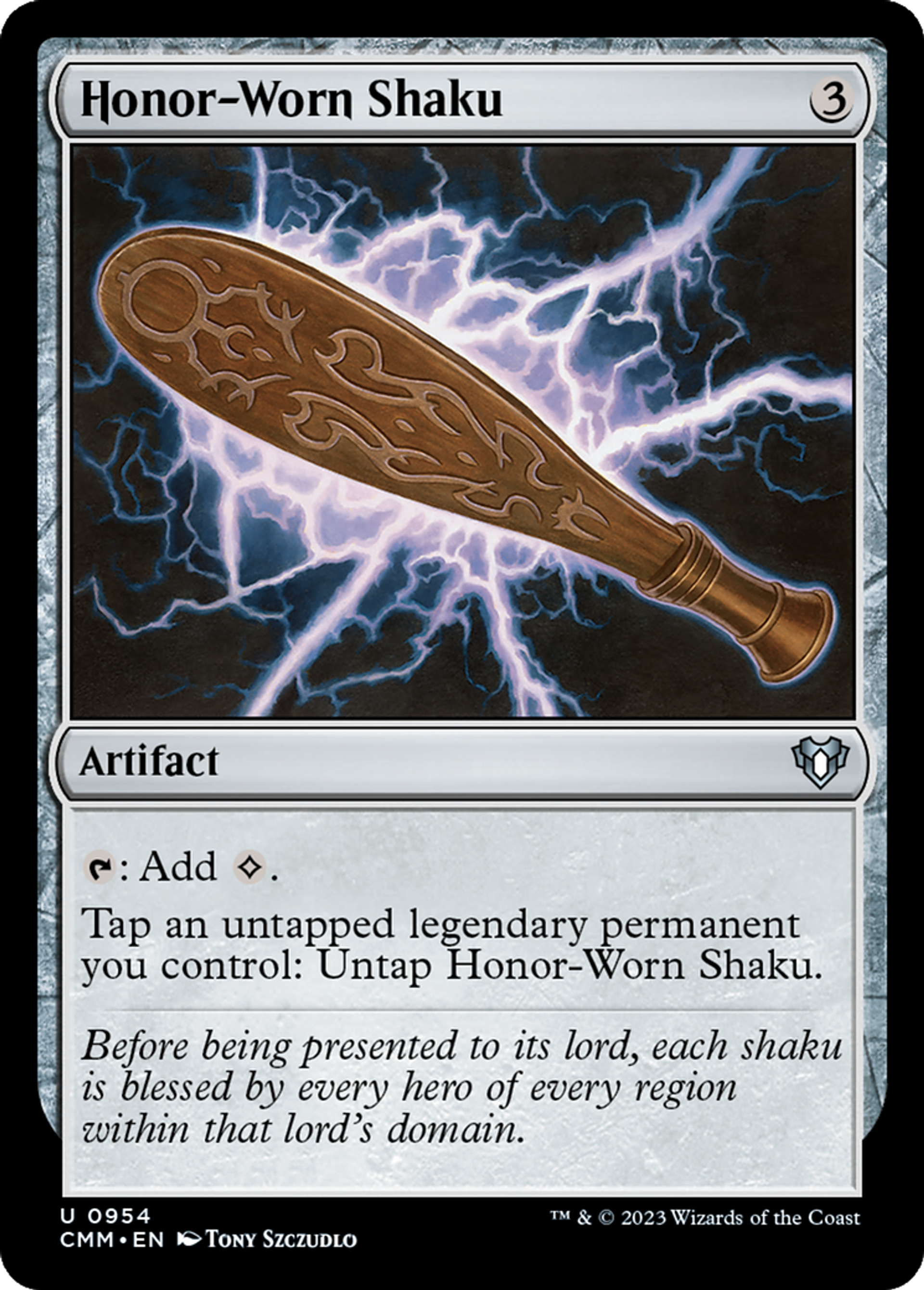Honor-Worn Shaku — Commander Masters — Magic: The Gathering