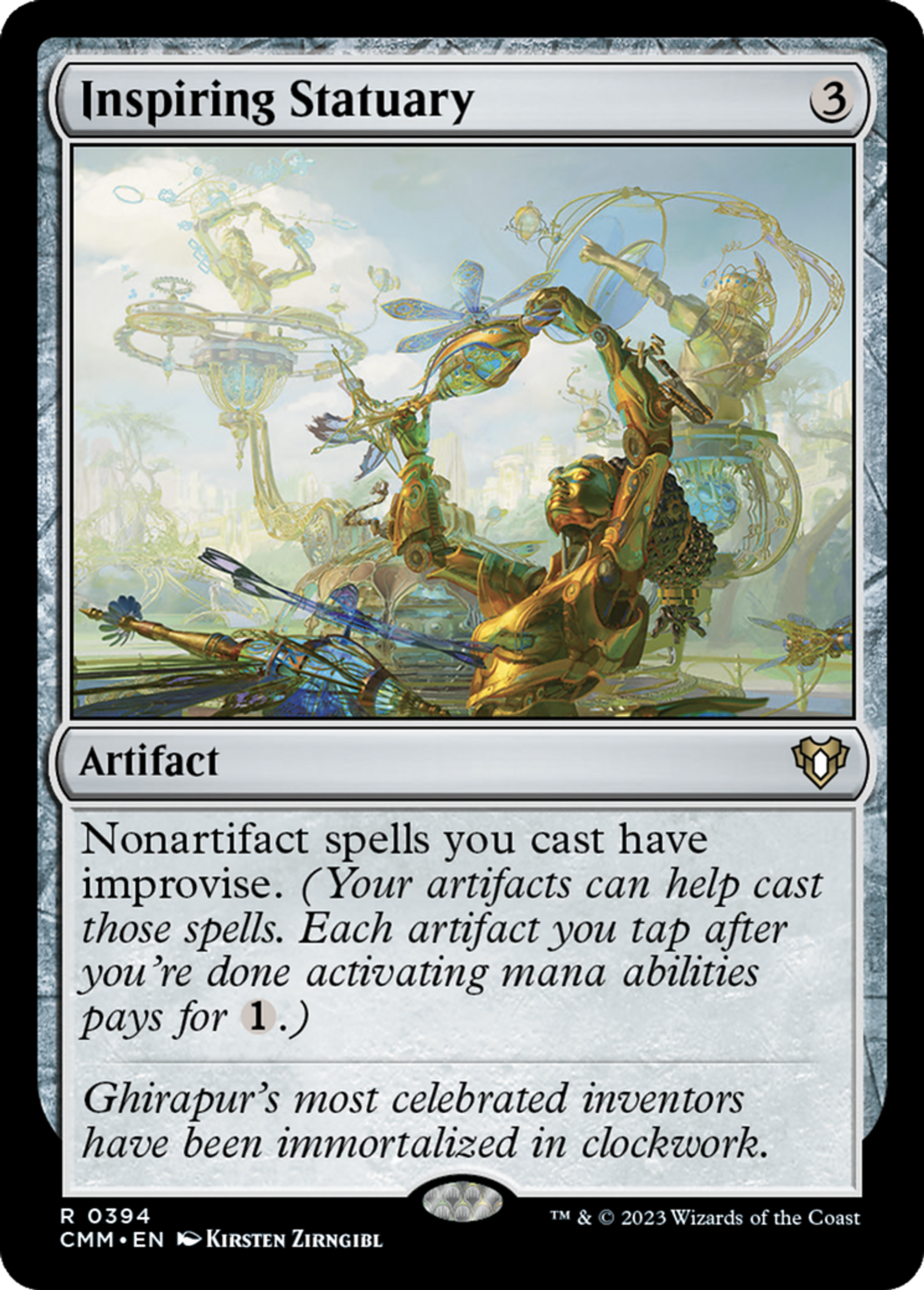 Statuaire inspiratrice — Commander Masters — Magic: The Gathering