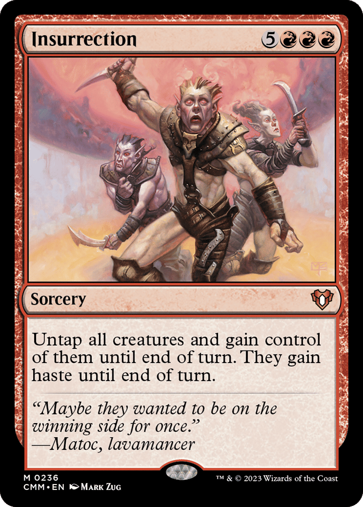 Insurrection — Commander Masters — Magic: The Gathering