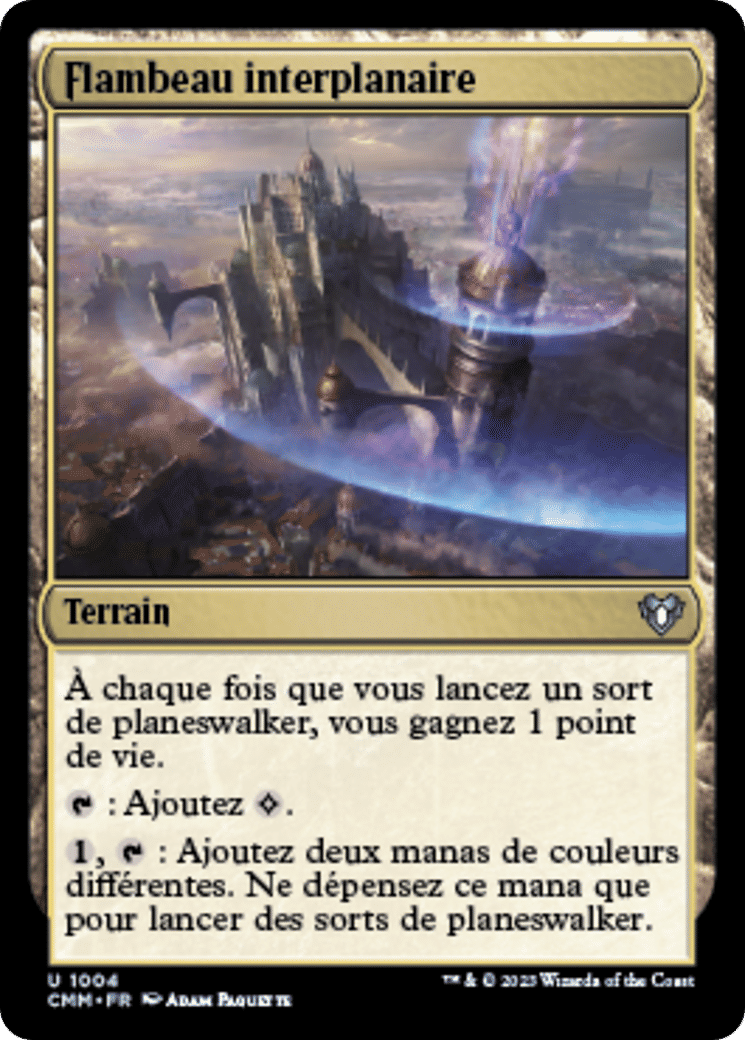 Flambeau interplanaire — Commander Masters — Magic: The Gathering