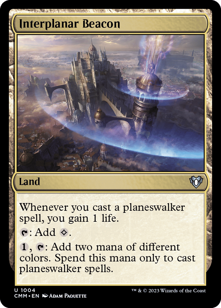 Interplanar Beacon — Commander Masters — Magic: The Gathering