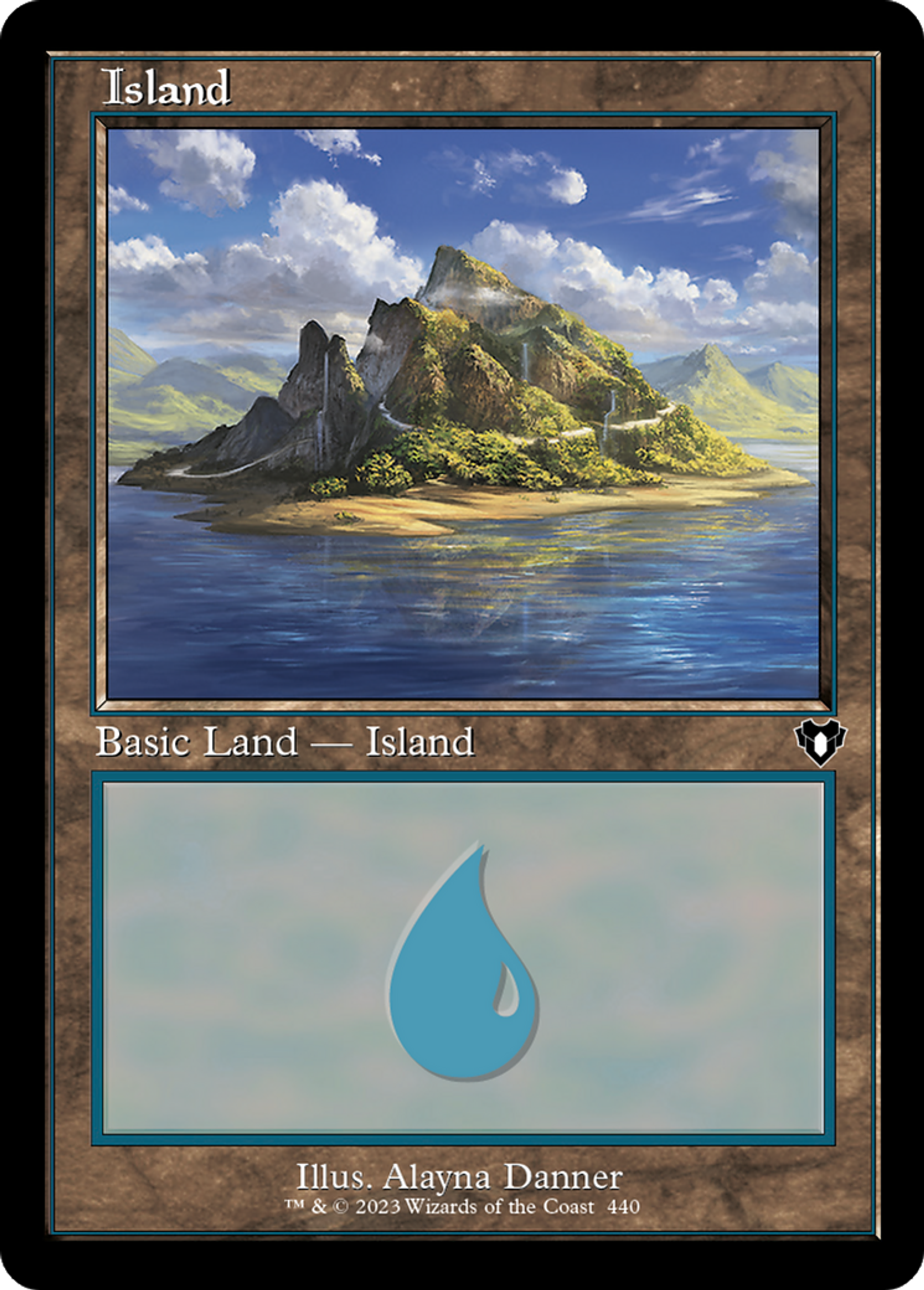 Island — Commander Masters — Magic: The Gathering