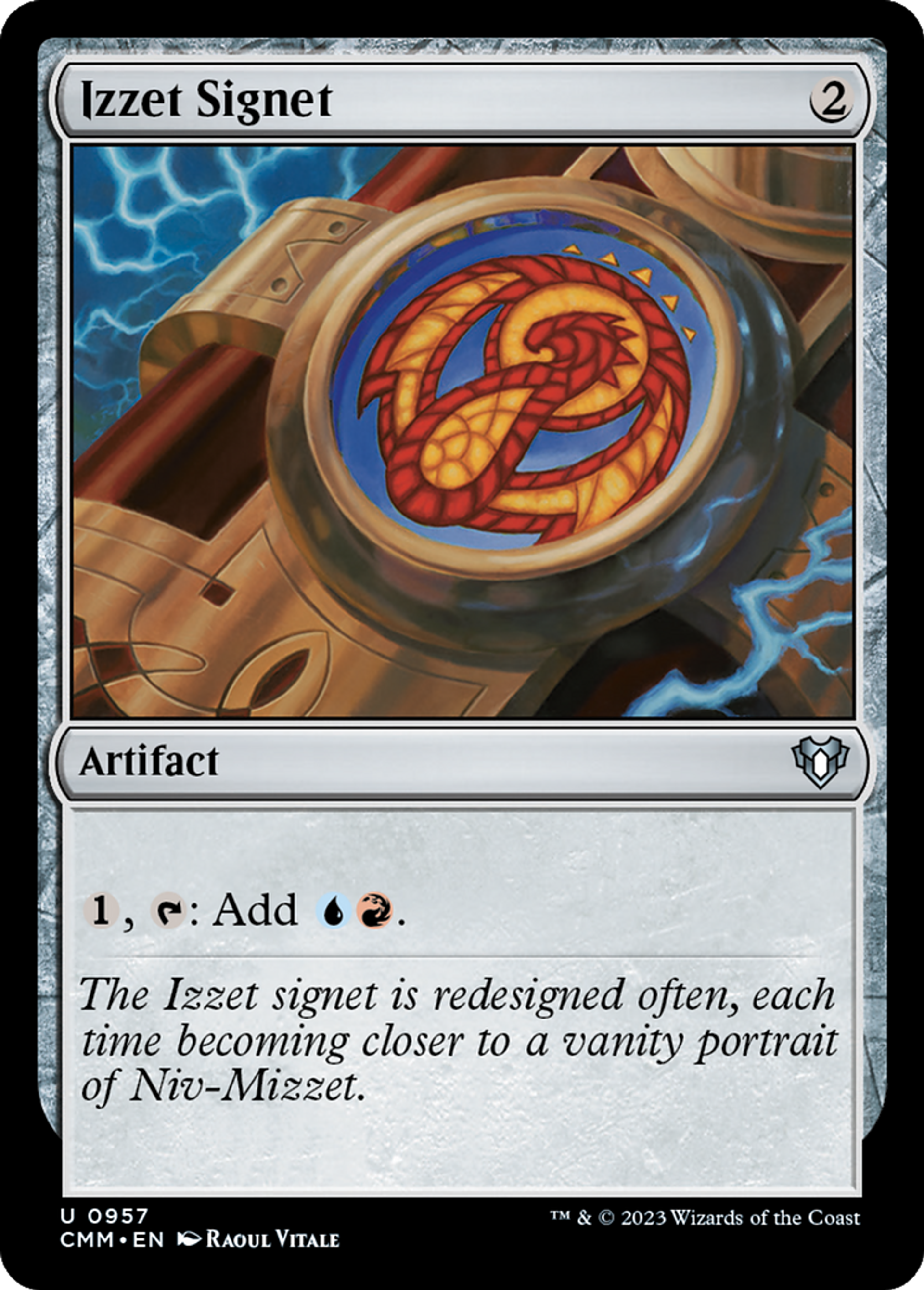 Izzet Signet — Commander Masters — Magic: The Gathering