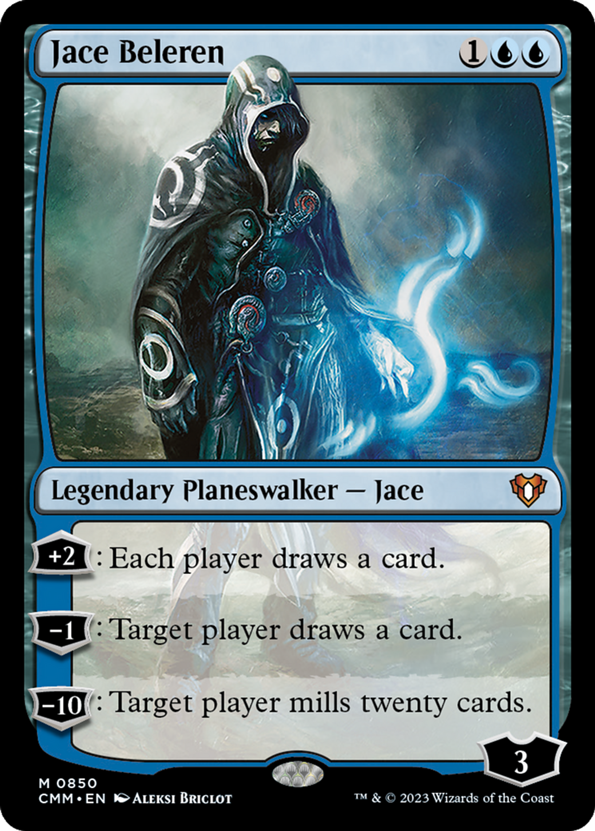 Jace Beleren — Commander Masters — Magic: The Gathering