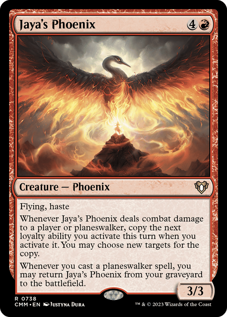 Jaya's Phoenix — Commander Masters — Magic: The Gathering