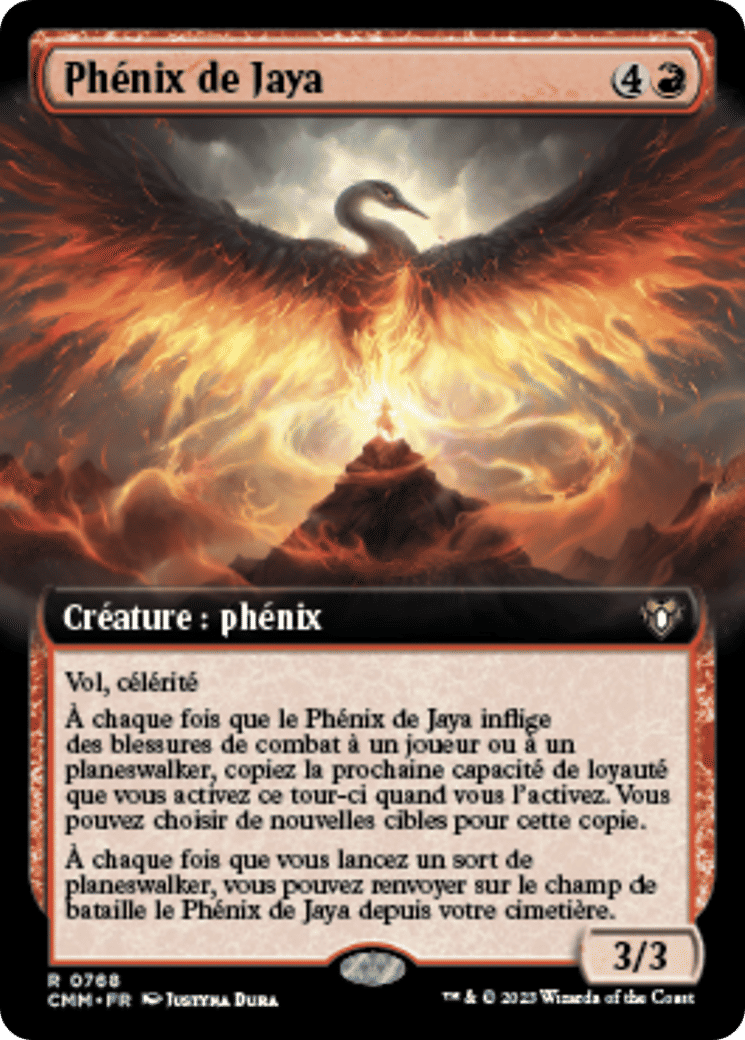 Phénix de Jaya — Commander Masters — Magic: The Gathering