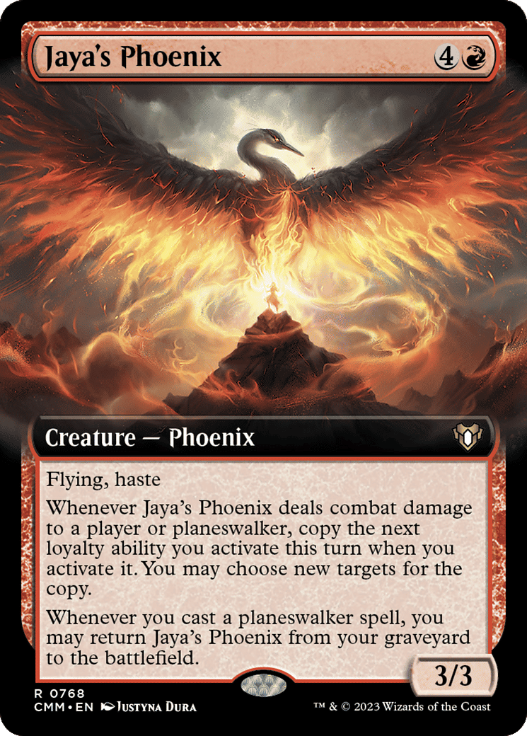 Jaya's Phoenix — Commander Masters — Magic: The Gathering