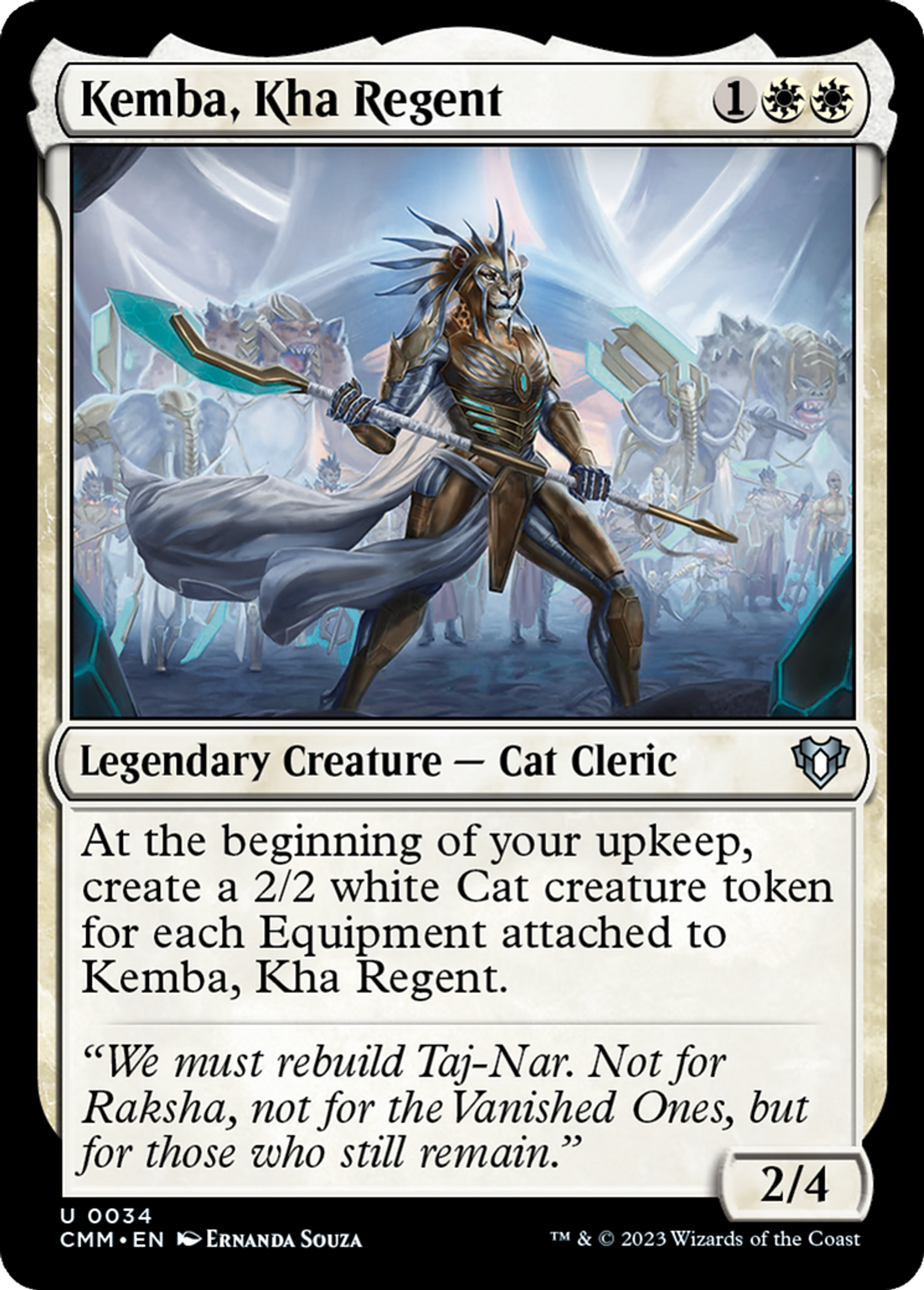 Kemba, Kha Regent — Commander Masters — Magic: The Gathering
