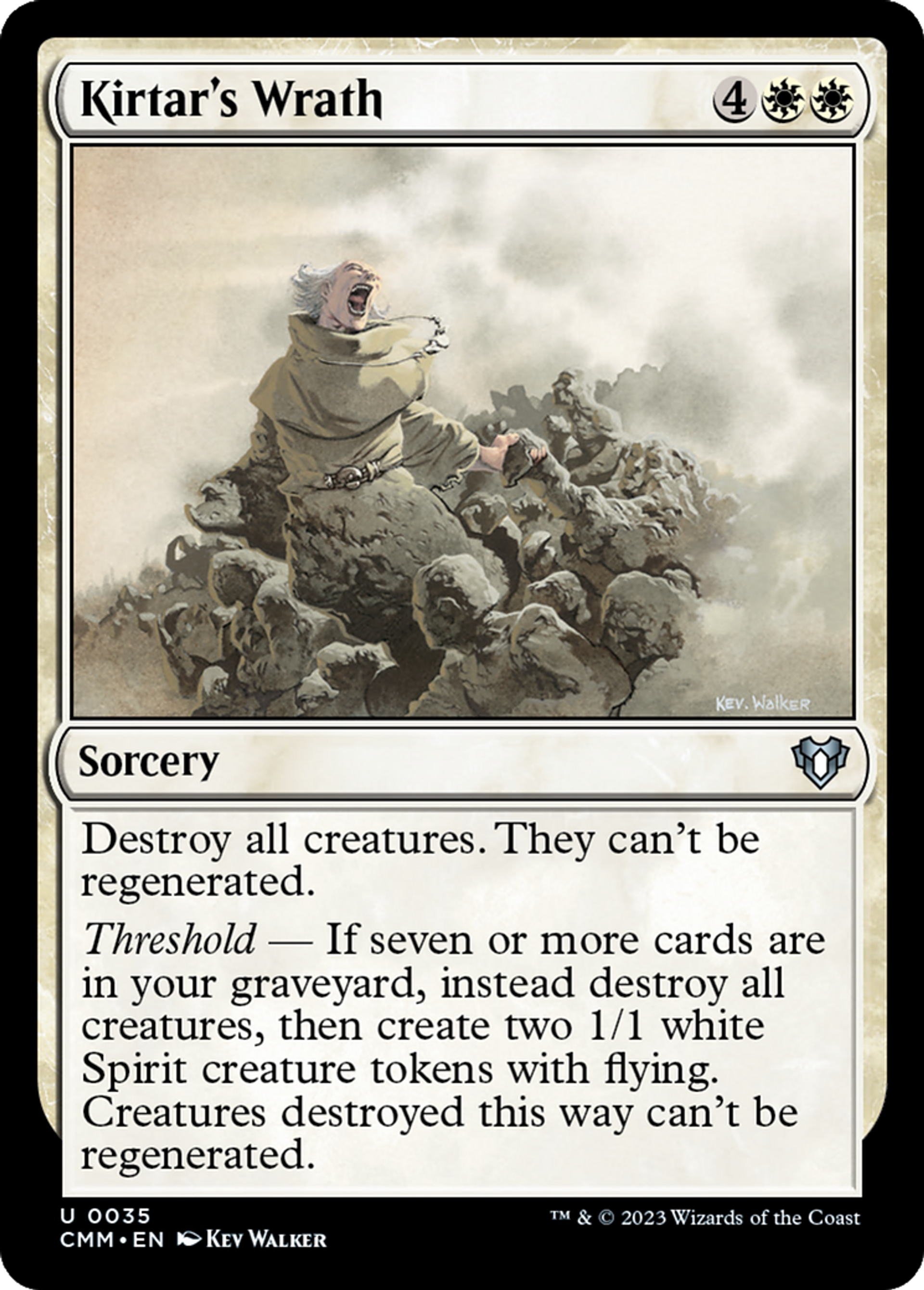 Kirtar's Wrath — Commander Masters — Magic: The Gathering