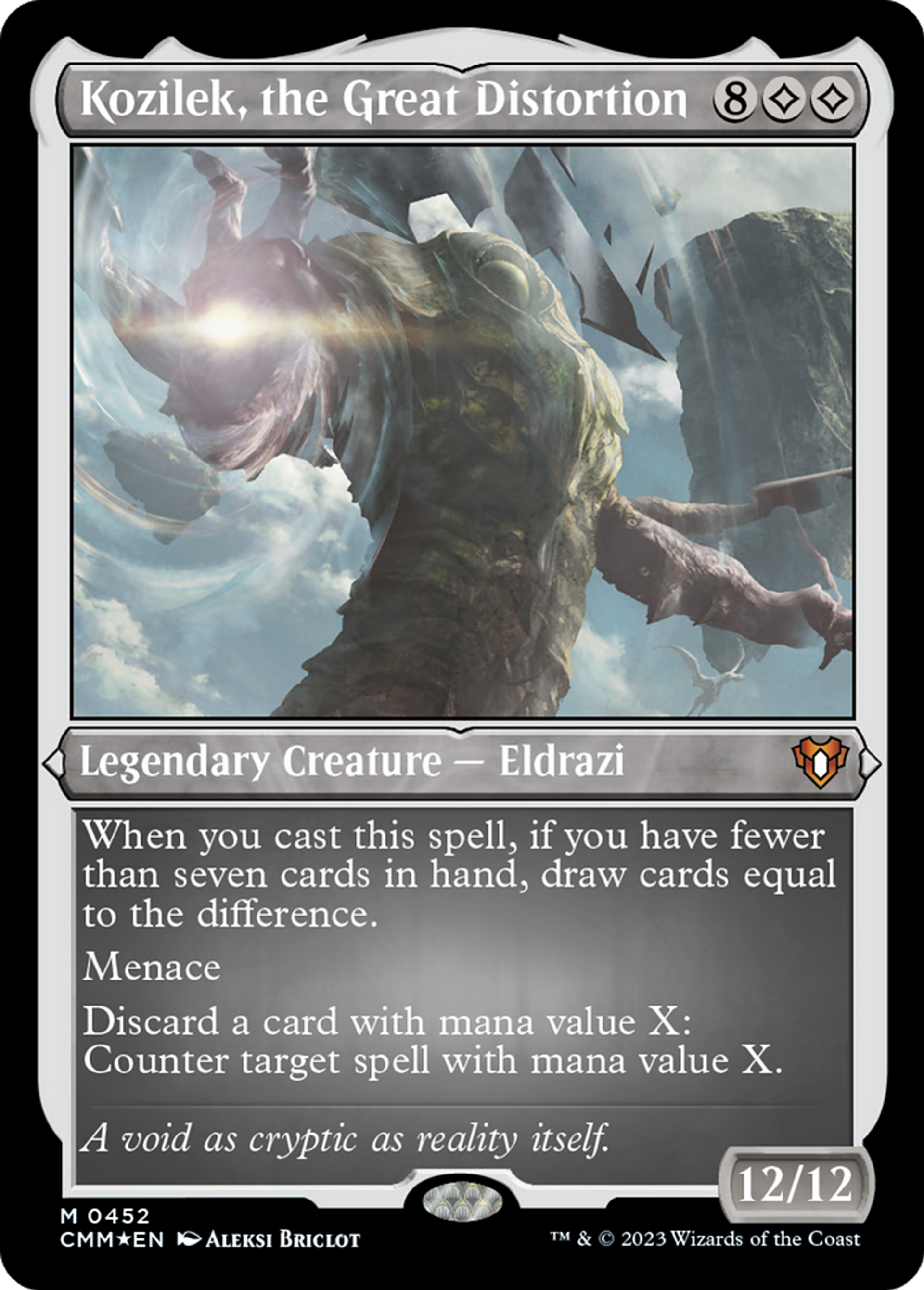 Kozilek, la Grande Distorsion — Commander Masters — Magic: The Gathering