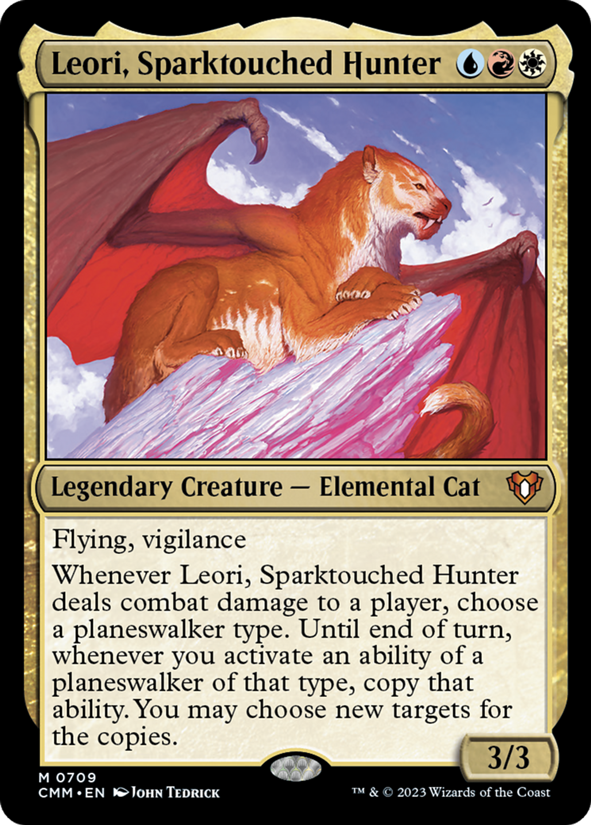 Leori, Sparktouched Hunter — Commander Masters — Magic: The Gathering