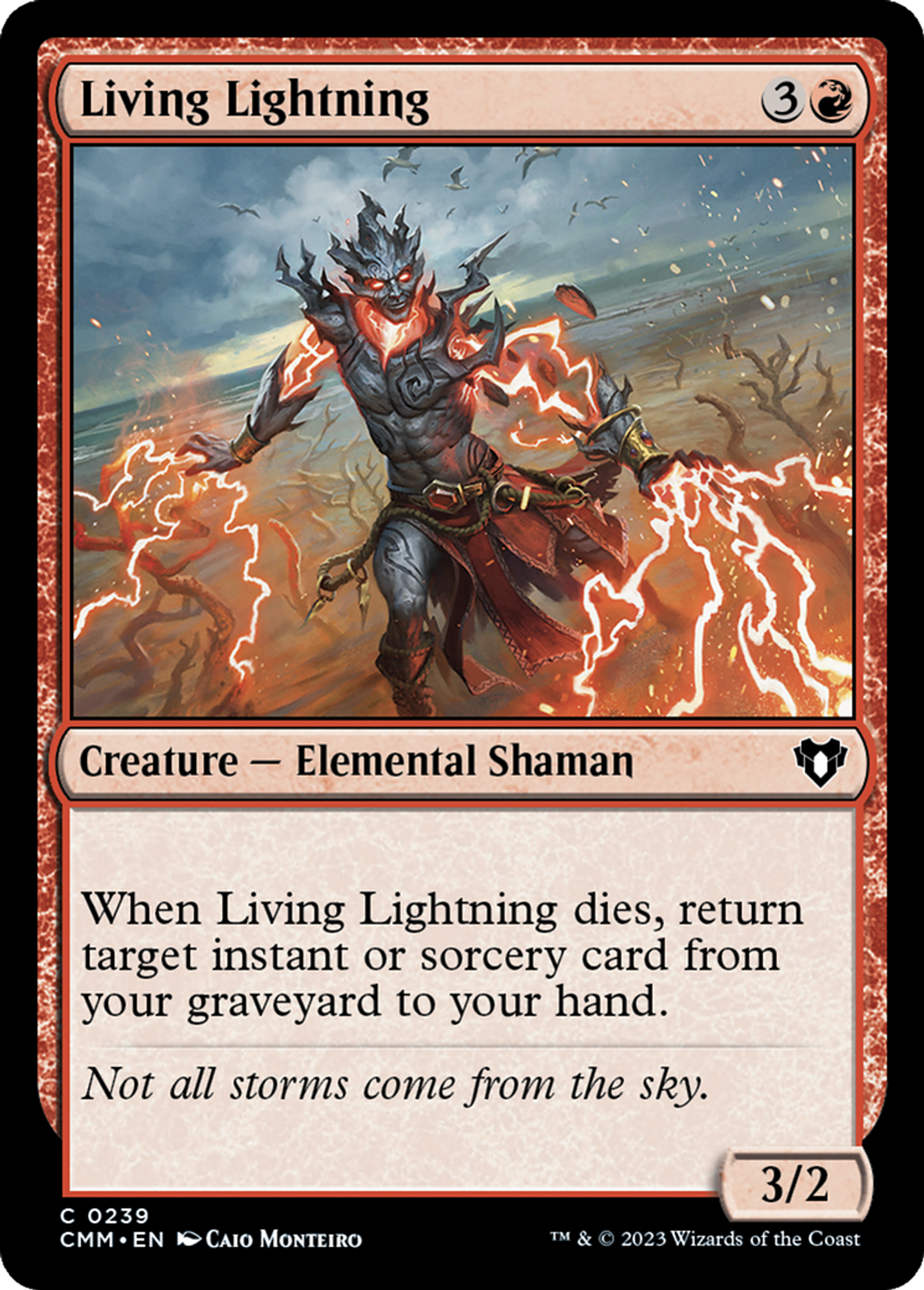 Living Lightning — Commander Masters — Magic: The Gathering