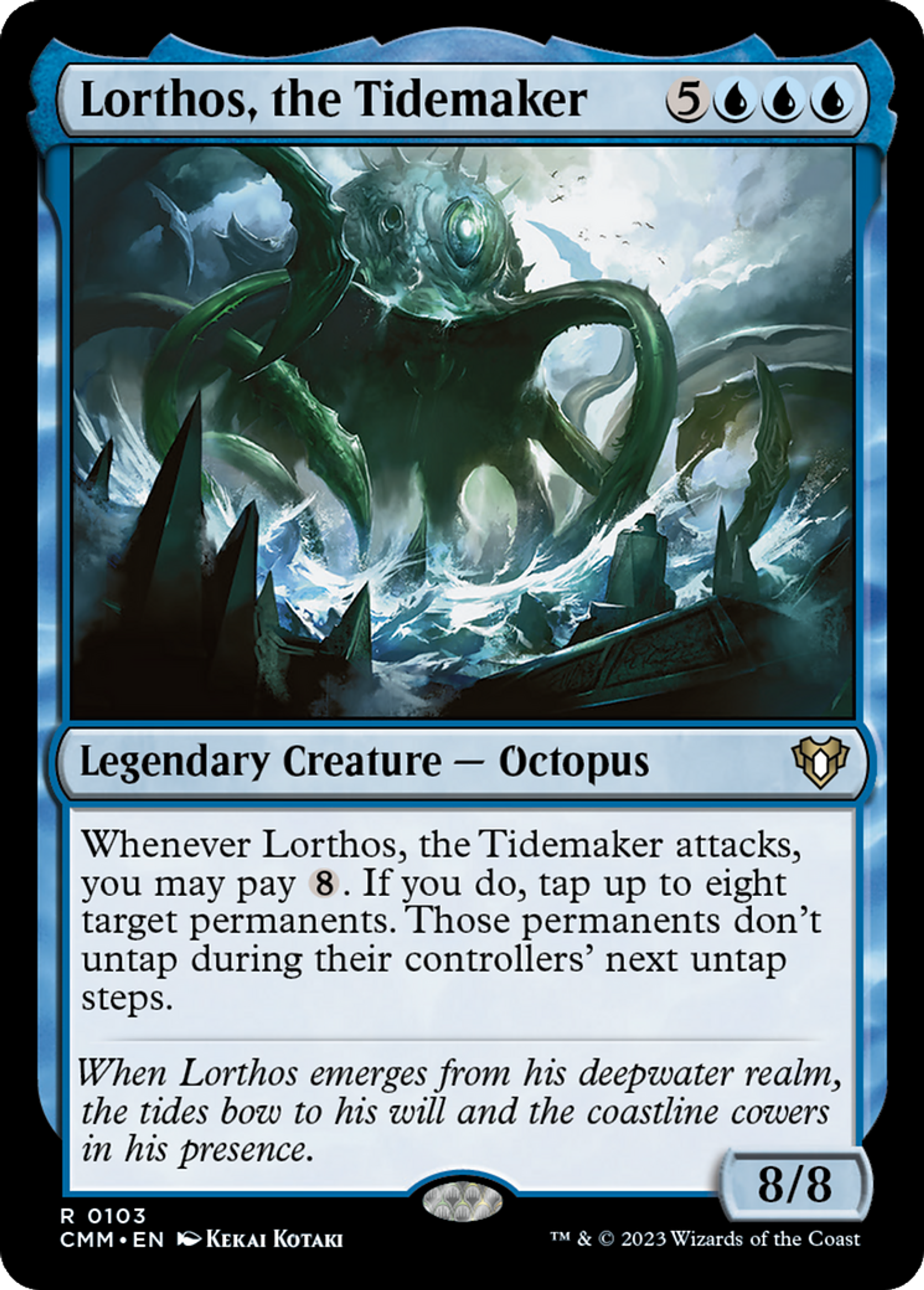 Lorthos, the Tidemaker — Commander Masters — Magic: The Gathering