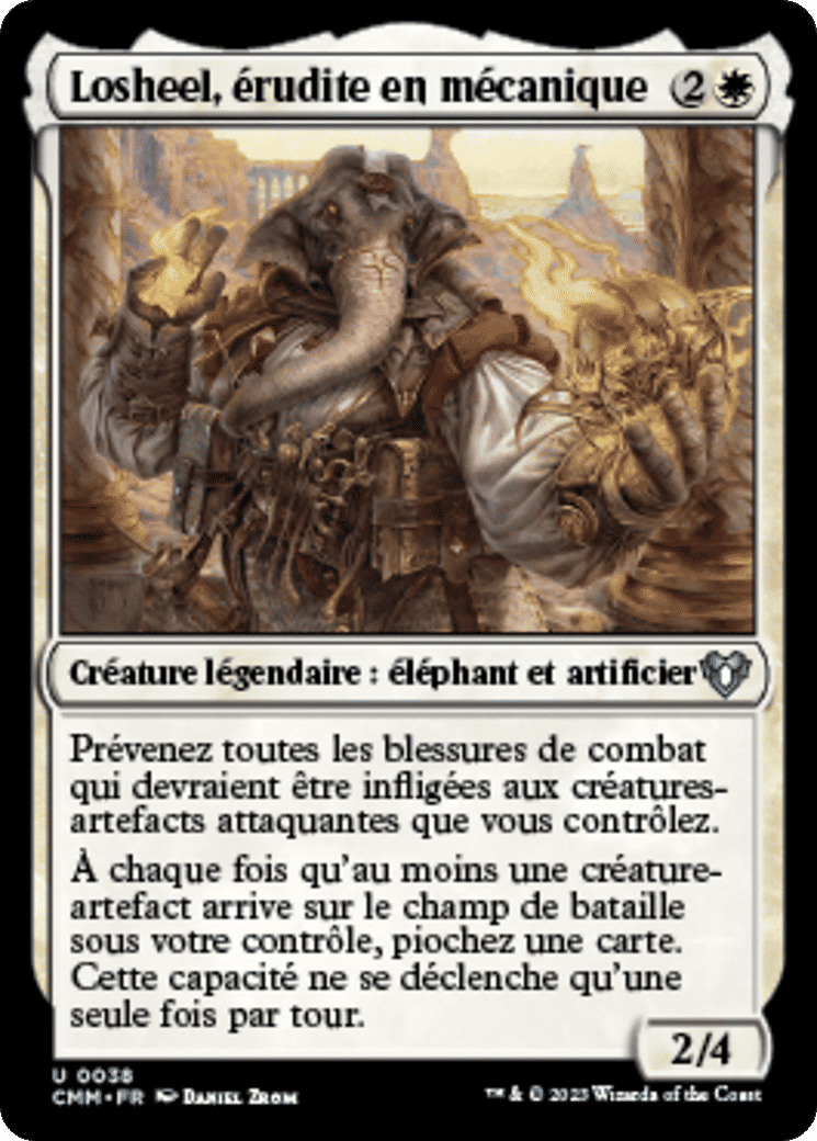 Losheel, érudite en mécanique — Commander Masters — Magic: The Gathering