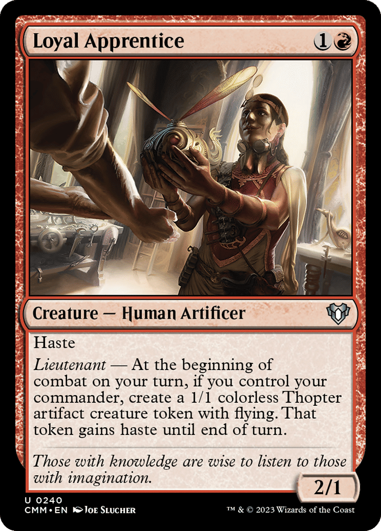 Loyal Apprentice — Commander Masters — Magic: The Gathering