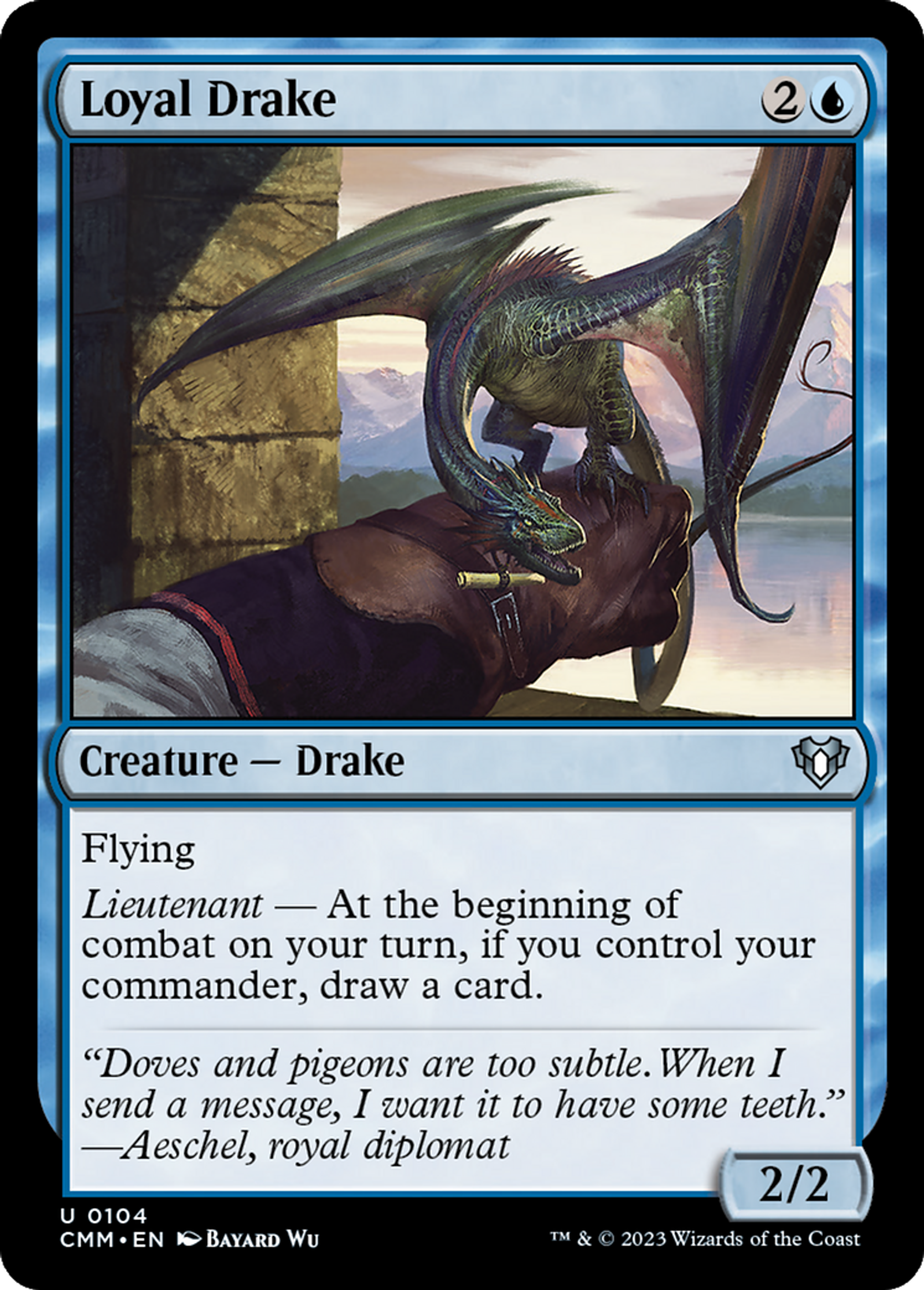 Loyal Drake — Commander Masters — Magic: The Gathering