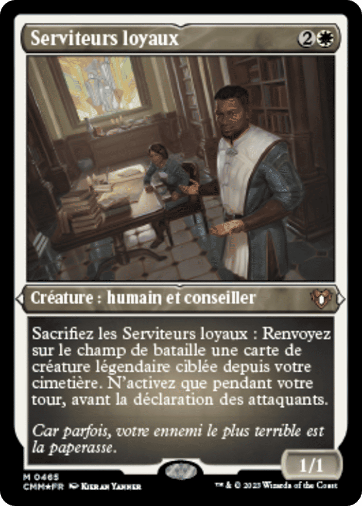 Serviteurs loyaux — Commander Masters — Magic: The Gathering