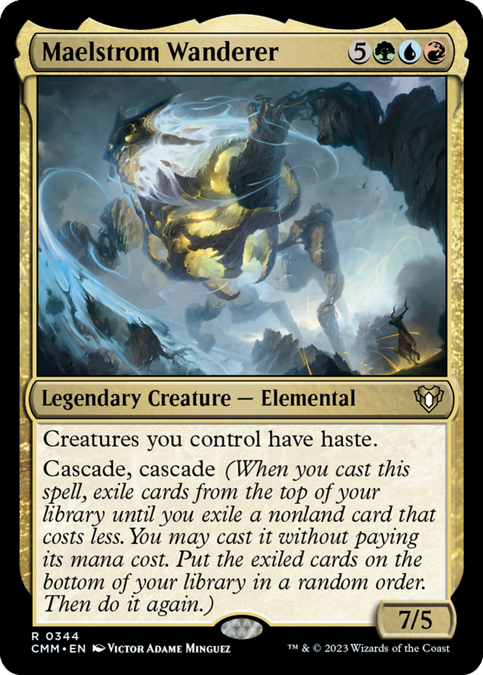 Maelstrom Wanderer — Commander Masters — Magic: The Gathering